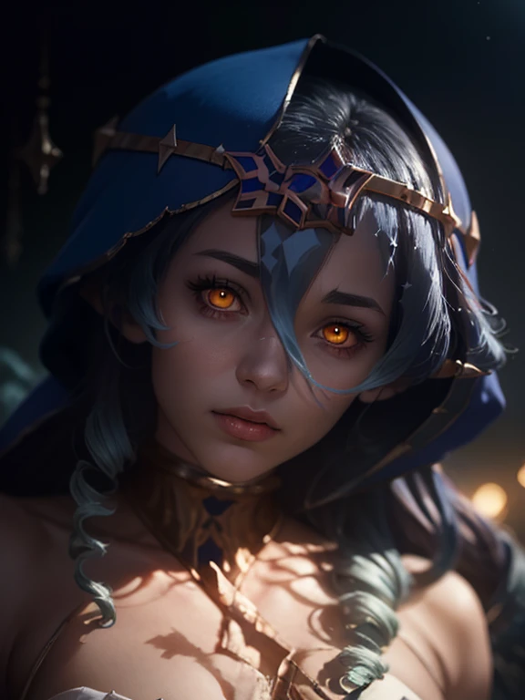 in the dark, mystical forest, a powerful evil womanейка emerges from the depths of her own Creation. Her presence is accompanied by an intimidating aura.., emits ominous energy, striking fear into the hearts of all, who will meet her.. With her mesmerizing, sparkling eyes, she possesses the ability to мозг былhing and manipulate others, using your powers, corrupt the purest souls.

Worn in torn condition, ethereal clothes, her anger is emphasized, as her figure is partially visible through translucent clothing, causing intrigue, just like desire. There&#39;s an epic vibe around her.., as if the very fabric of reality bends to her will. She is surrounded by an otherworldly glow, throwing an eerie light onto the stage.

In the background, ghostly figures float silently, representing souls, which she captured and enslaved. The air is filled with a sense of foreboding, as the ghostly ghosts silently mourn their tragic fate.. Highest overall image quality, Every complex detail is carefully and masterfully drawn..

The artistic style combines elements of a dark portrait.., demonstration of the perverted beauty of the villain, and unearthly landscape, depicting a ghostly forest, which serves as her domain. Dark colors predominate in the color palette., cool tones, emphasizing a dark and supernatural atmosphere.

The lighting in the scene is atmospheric and dramatic.., with rays of soft moonlight, breaking through the dense foliage, Creating an enchanting effect. Shadows dance and play on the villain&#39;Face, highlighting her evil expression and further enhancing her mysterious presence.

((Best quality, 4k, A high resolution, Masterpiece:1.2)), ultra detailed, (Realistic, photoRealistic, photo-Realistic:1.37), HDR, Studio lighting, Ultra-fine painting, sharp focus, physically based rendering, very detailed description, professional, Bright colors, hips.

hope, This advice accurately reflects the essence of the topic "Creation, ((villainous aura)), evil woman
