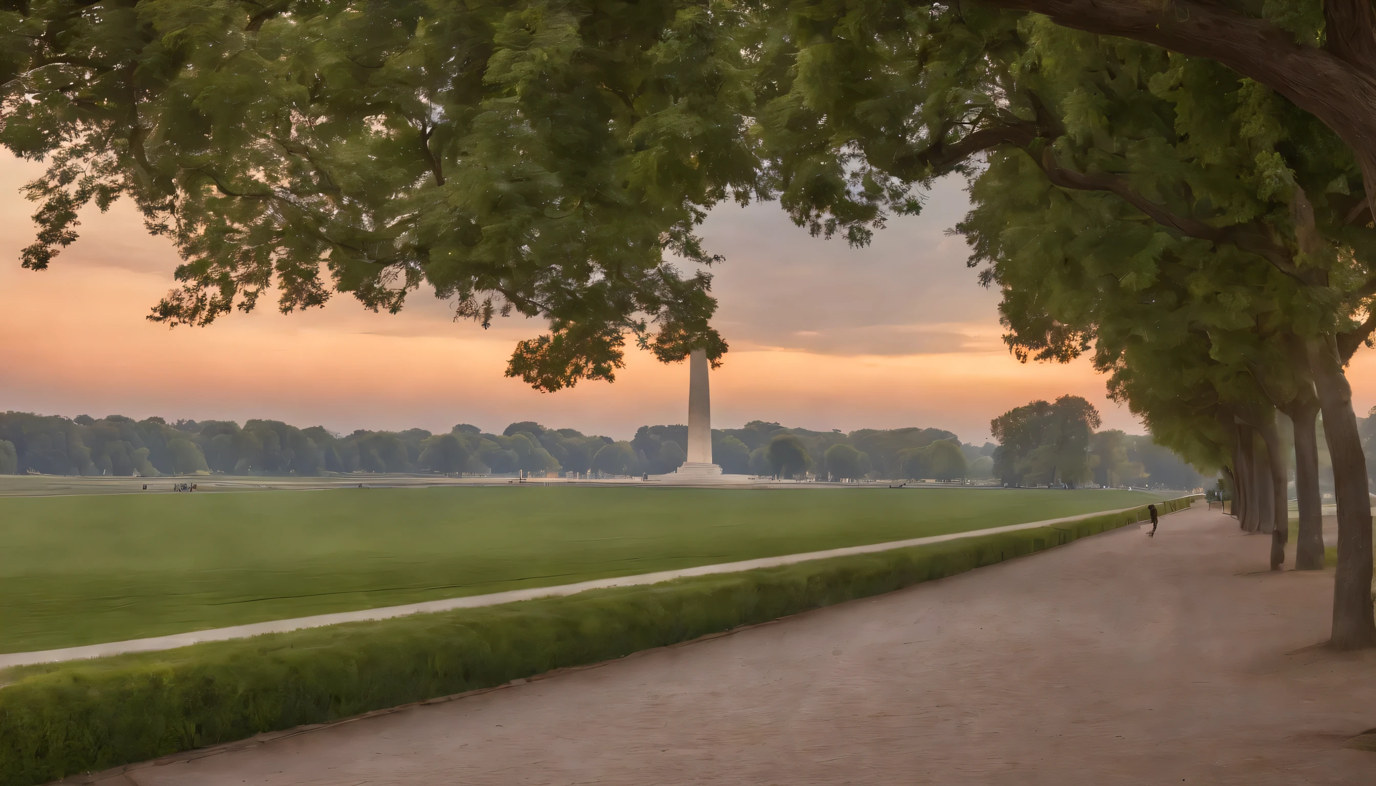 (Highly detailed cG Unity 8k wallpaper、masterpiece、highest quality、Super detailed)、(best lighting、best shadow、very delicate and beautiful)、highest quality、8k、Detailed facial depiction、masterpiece、highest quality、clear image quality、
washington d.c.National Mall and Lincoln Monument scenery。