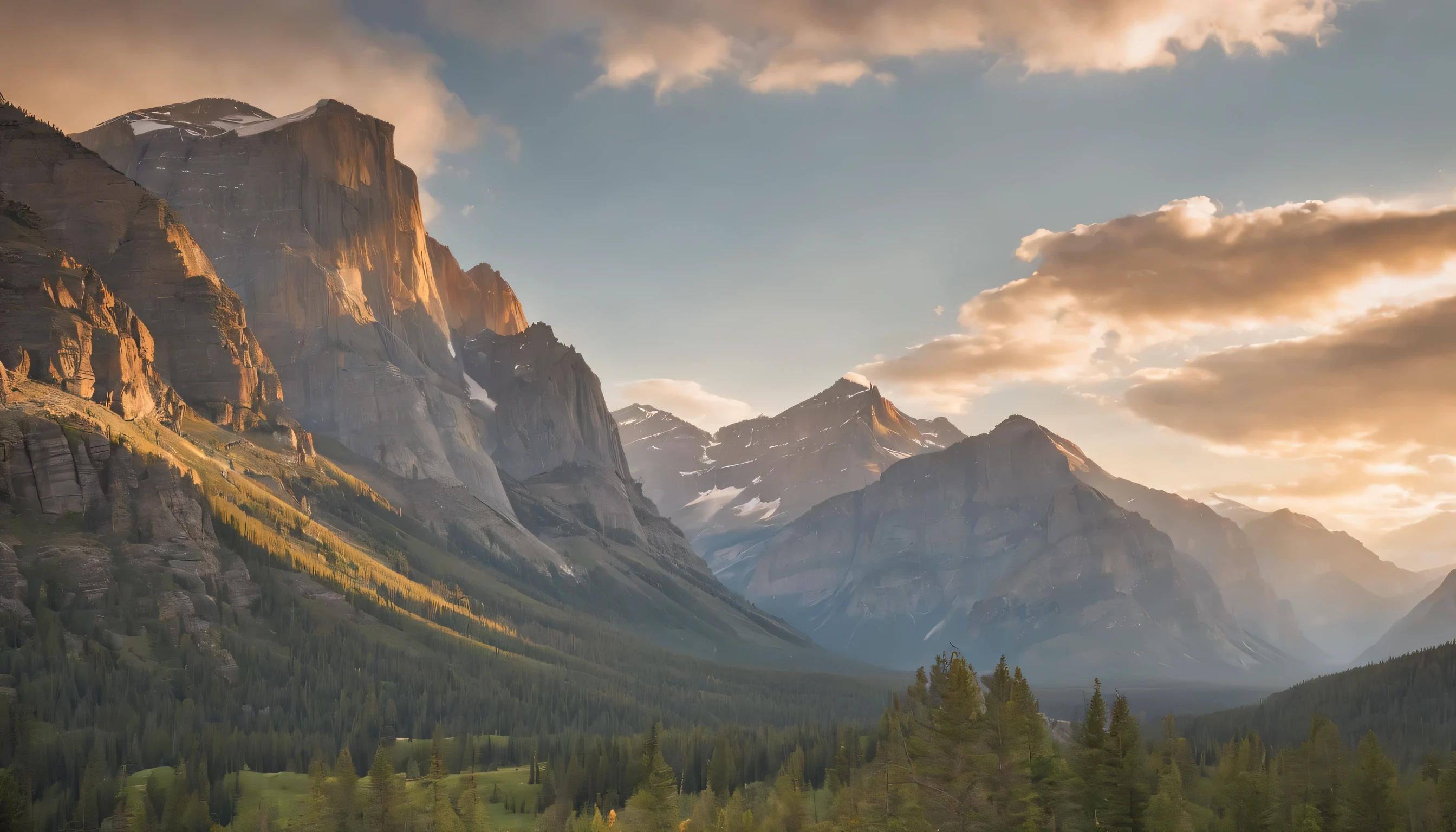 (Highly detailed CG Unity 8k wallpaper、masterpiece、highest quality、Super detailed)、(best lighting、best shadow、very delicate and beautiful)、highest quality、8k、Detailed facial depiction、masterpiece、highest quality、clear image quality、
majestic mountains of colorado々&#39;rocky mountain national park々scenery of。