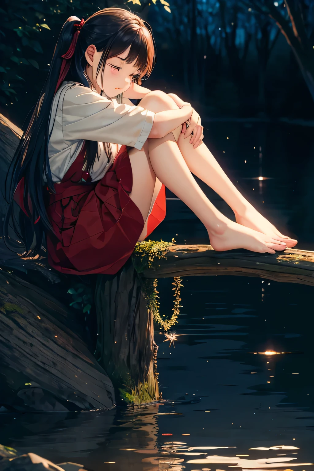 Beyond the river of tears、I want to forget everything、sad unrequited love、Embraced by a woodcutter、Kyoko Koizumi、cute girl,perfect face,
