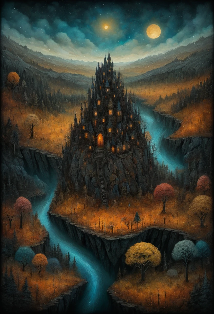 Aerial View, by Andy Kehoe, best quality, masterpiece, 8k, Representative work, official art, Professional, Ultra intricate detailed