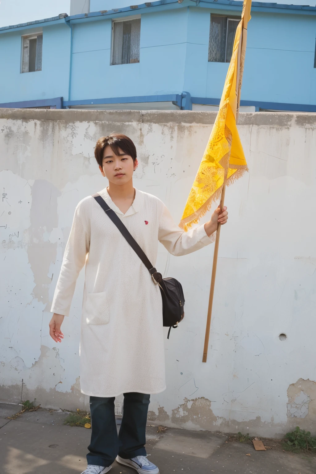 A beautiful cute Korean boy age 16 years old