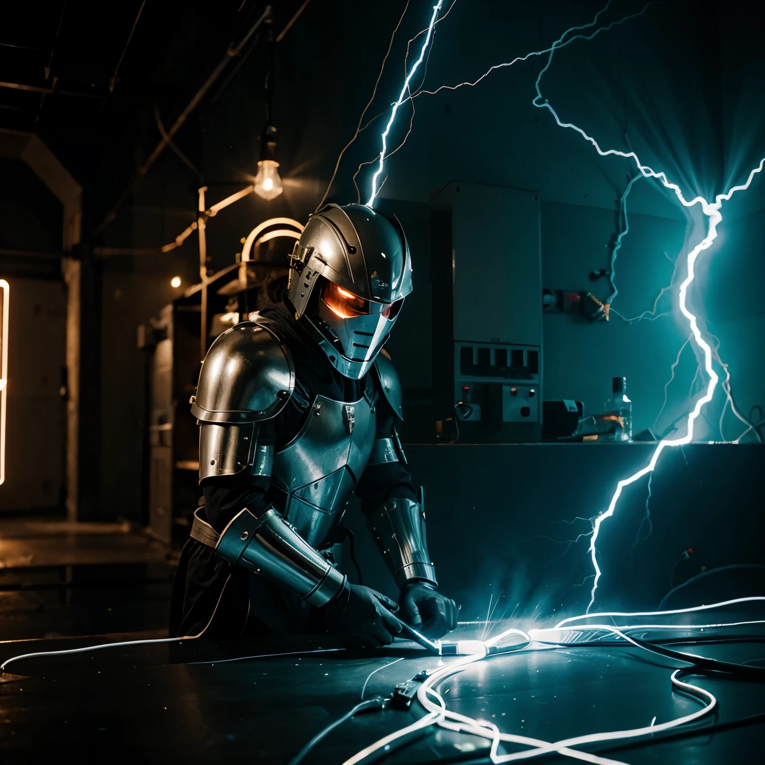 Electrical knight with thunder 