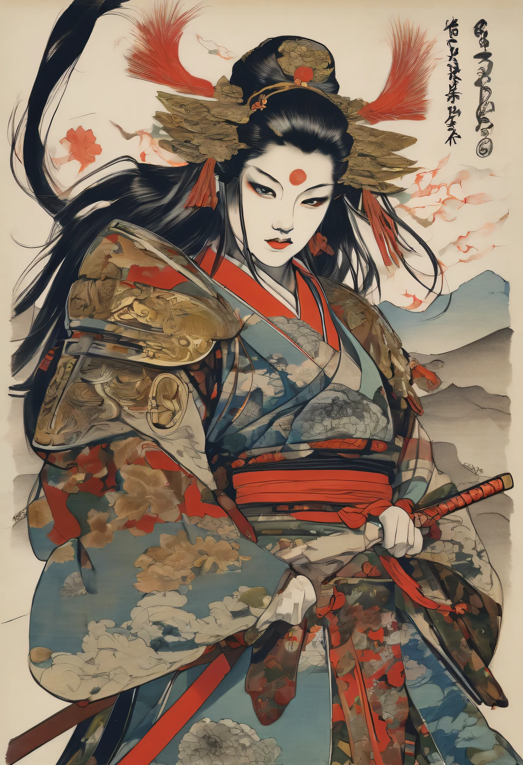 Onna-musha, Japanese legendary warrior, Dangerous and beautiful, Japanese Beauty, Tender and sexy, Sexappeal,