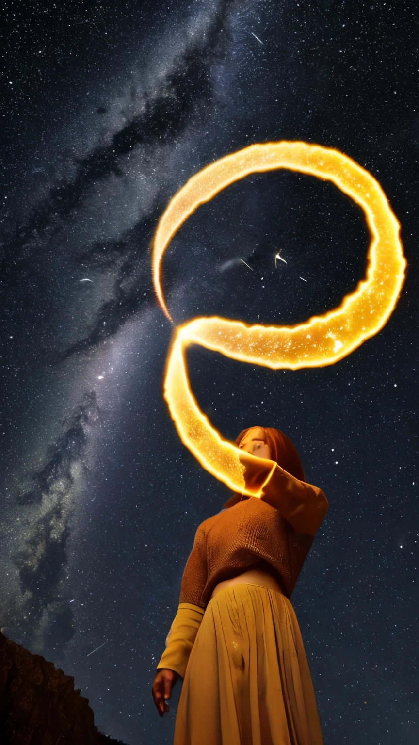 universe　fantasy　Light　Meteors
