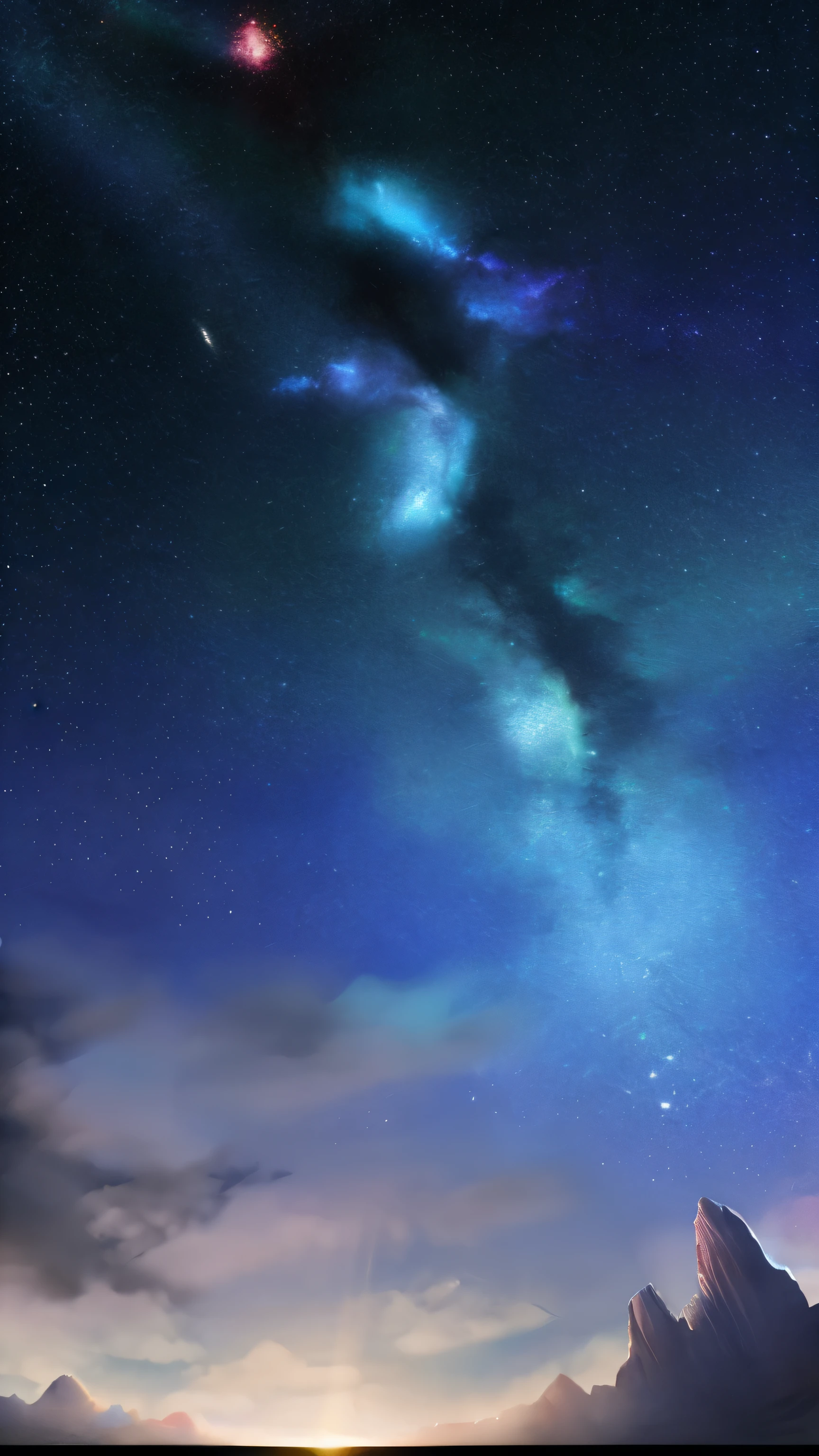 starry sky fantasy light