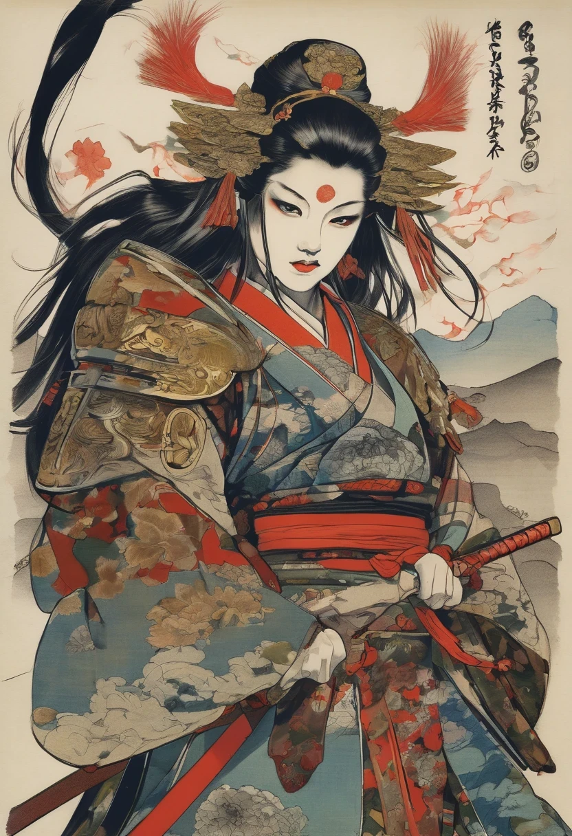 Onna-musha, Japanese legendary warrior, Dangerous and beautiful, Japanese Beauty, Tender and sexy, Sexappeal,