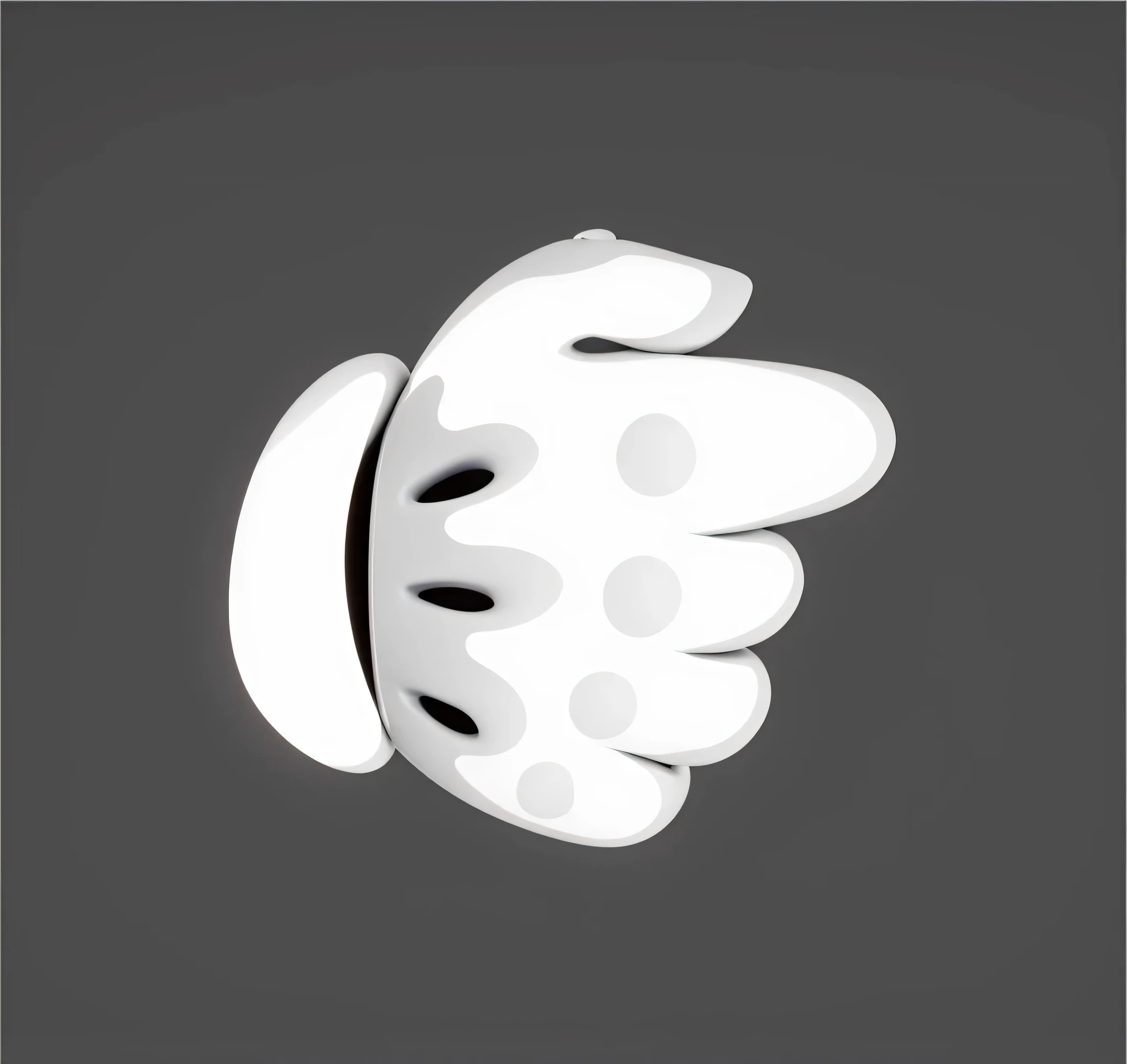 Luva branca, Glove Hand, estilo Disney Pixar, high resolution, 4k