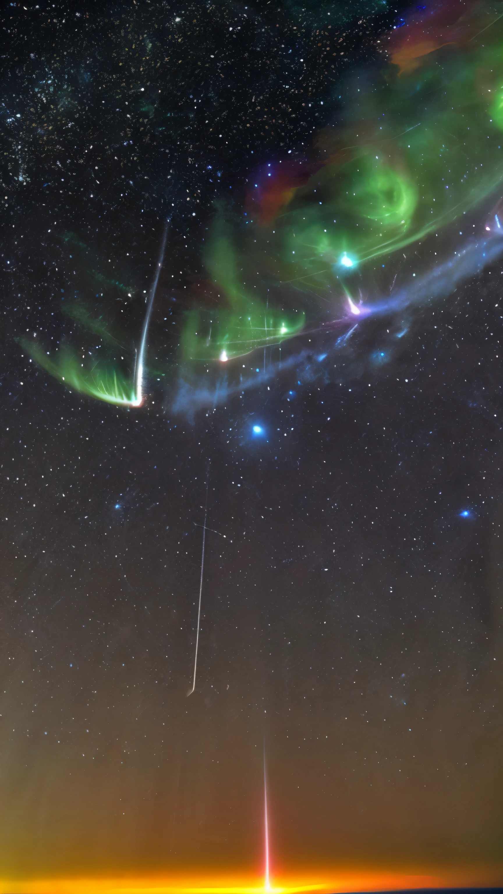 supernova　solar wind　meteor　