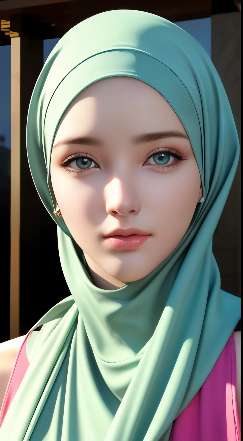 1girl, solo, beautiful face, high detailed realistic eyes, double eyelids, high detailed realistic pupils, (upon body from head to waist:1.36), (wearing hijab:1.37), (moslem headscarf:1.37), reading glasses, sitting alone on a long chair, amazing mosque park background, taj mahal, best quality, masterpiece, highres, black and white moslem female dress, Beautiful face, (upon body from head to waist:1.35), tyndall effect, photorealistic, dark studio, two tone lighting, 8k uhd, dslr, soft lighting, high quality, volumetric lighting, candid, Photograph, high resolution, 4k, 8k, Bokeh, (hyperrealistic girl), (illustration), (high resolution), (extremely detailed), (best illustration), (beautiful detailed eyes), (best quality), (ultra-detailed), (masterpiece), (wallpaper), (photorealistic), (natural light), (rim lighting), (detailed face), (high detailed realistic skin face texture), (anatomically correct), (heterochromic eyes), (detailed eyes), (sparkling eyes), (dynamic pose), (hair completely covered by the hijab:1.35), looking to viewer, muslim clothing 