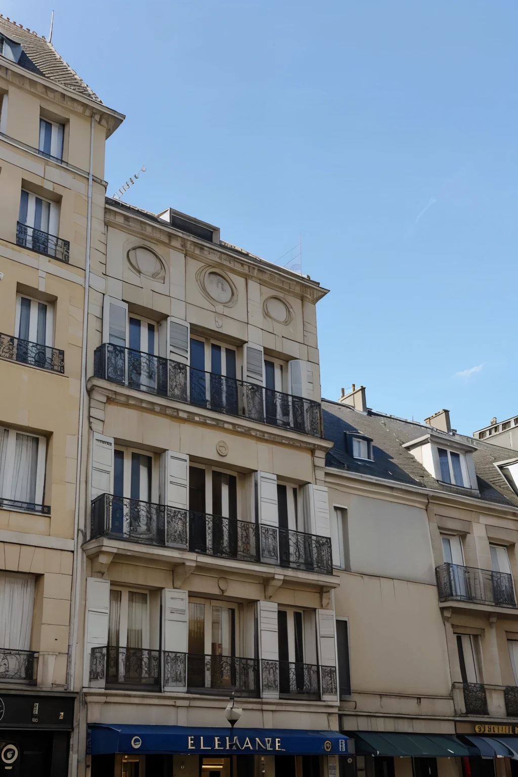 panneaux solaire sur un hotel en centre ville