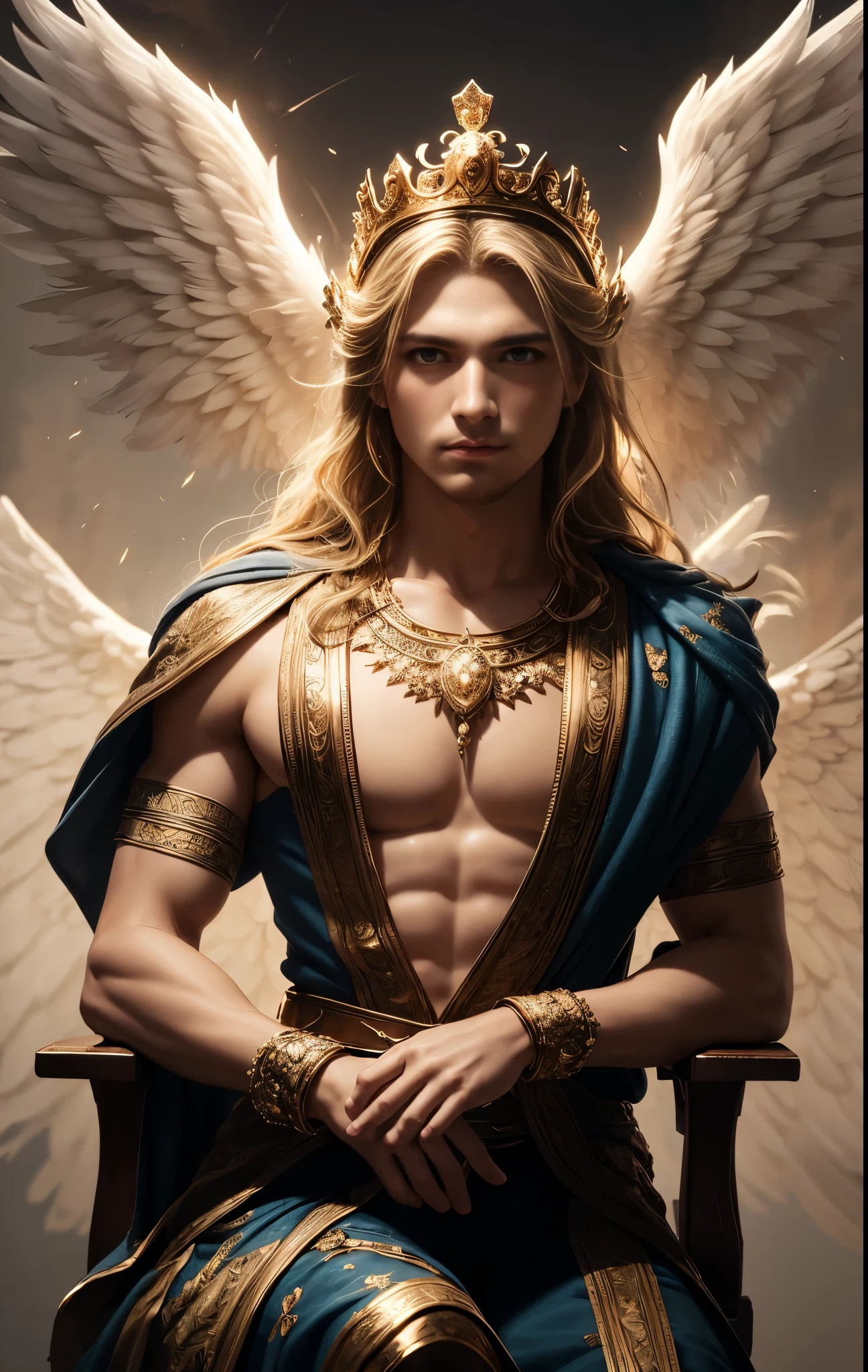 remove angel wings、Add a fantastic background