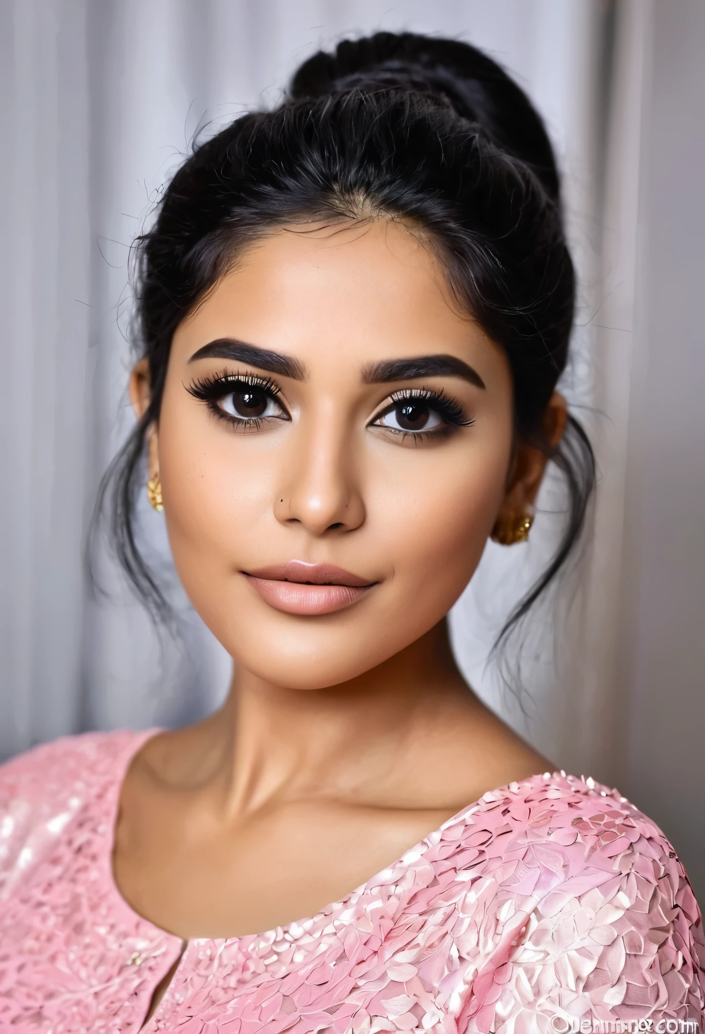 sharanya an indian instagram influencer,detailed face, attractive ,black hair long, black eyes,maintain coinsistent face for this channel