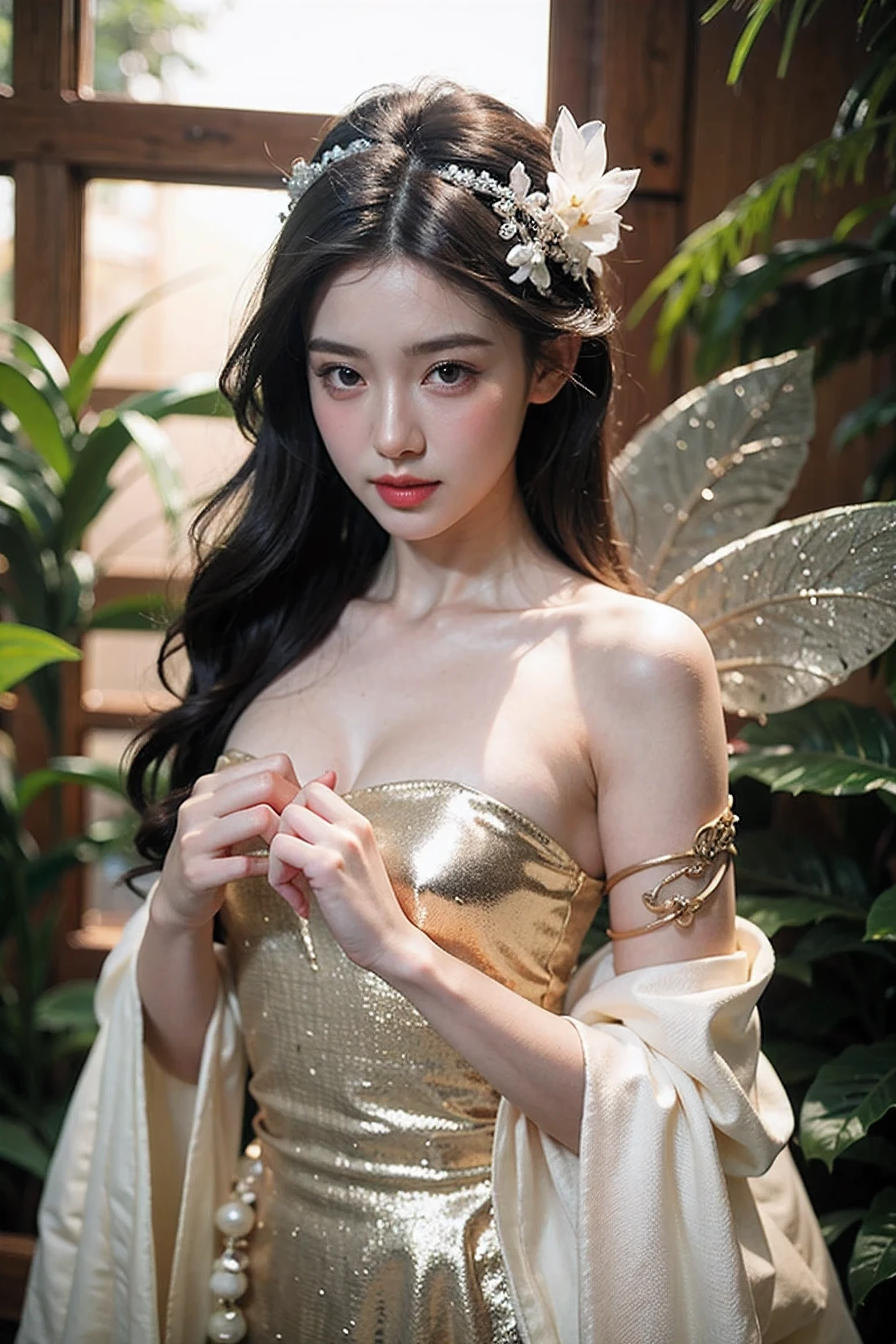 realistic , beautiful chinese angel
