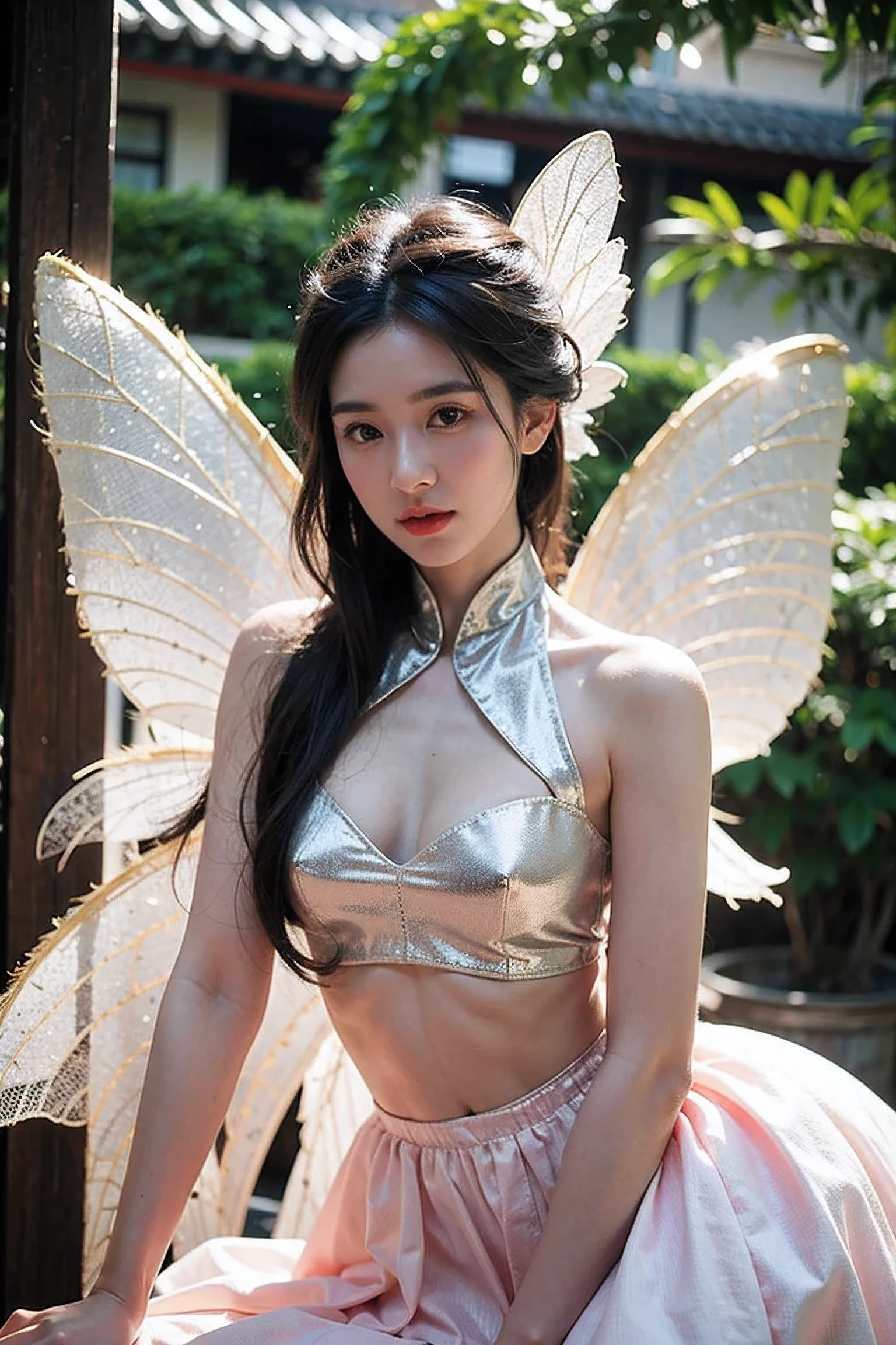 realistic , beautiful chinese angel
