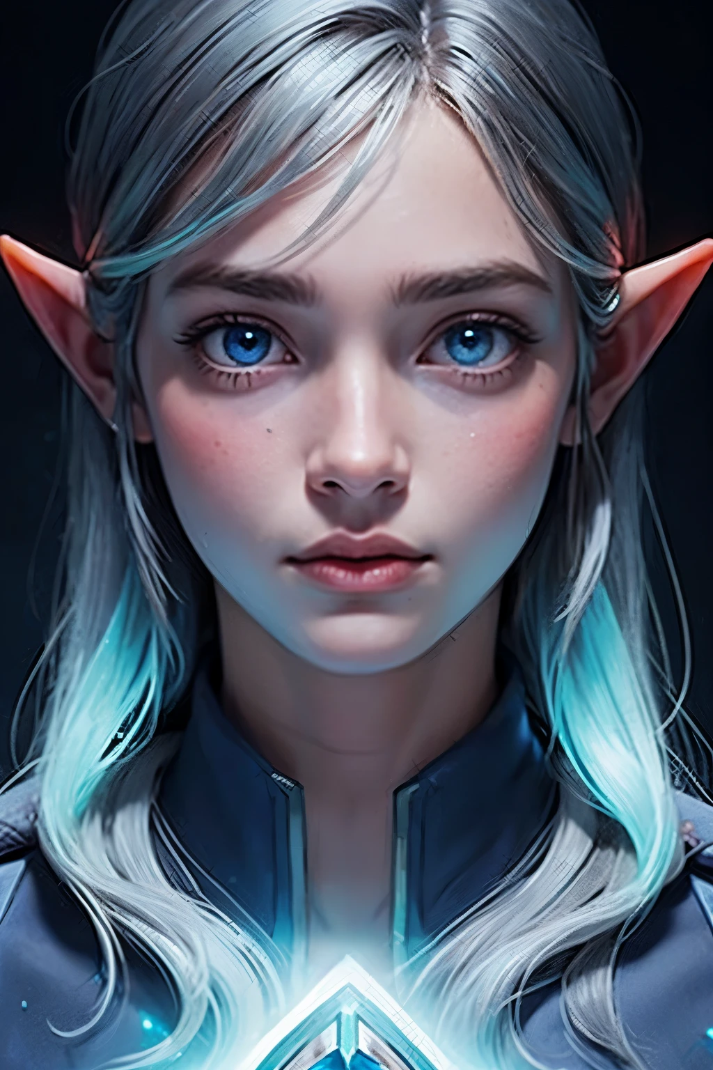 mystical astral elf woman