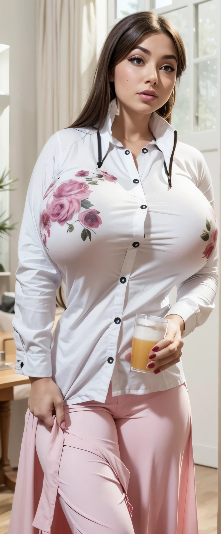 Big breast hair