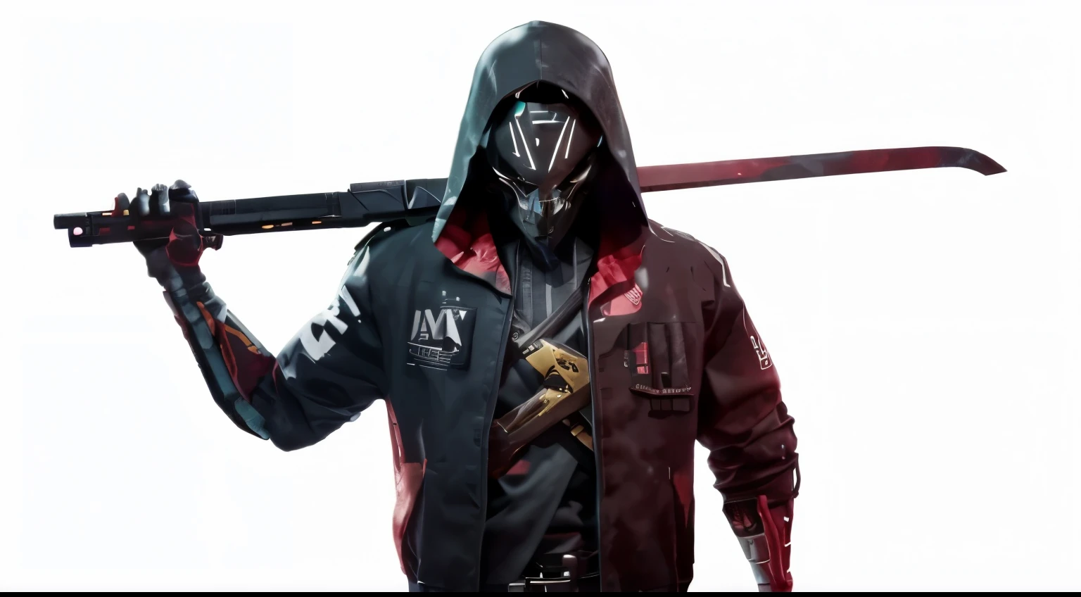 give me images like this with different weapons and color scheme