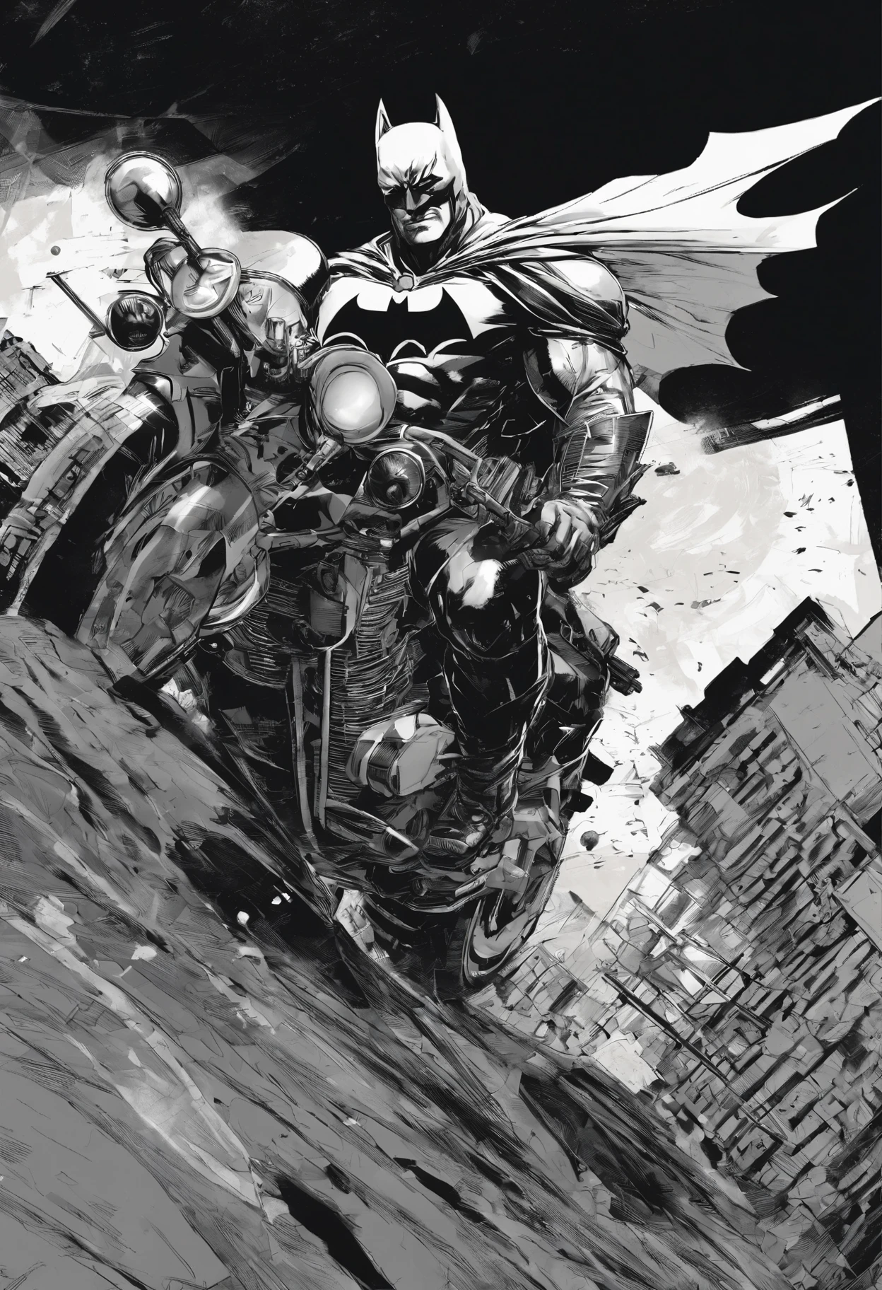 Batman The Dark Knight Vol 1, moon knight, David Pinzon, Mike Deodato 주니어., Chris Bachalo Comic Art, inspirado Mike Deodato, Artwork inspired by Ryan Stegman, Inspired by Jim Lee, Mike Deodato, Chris Bachalo, Jason Pabok. Greg Staples, moon knight femenino, Inspired by Arthur Adams, Jason Pabok, From Batman comics, Riding a motorcycle