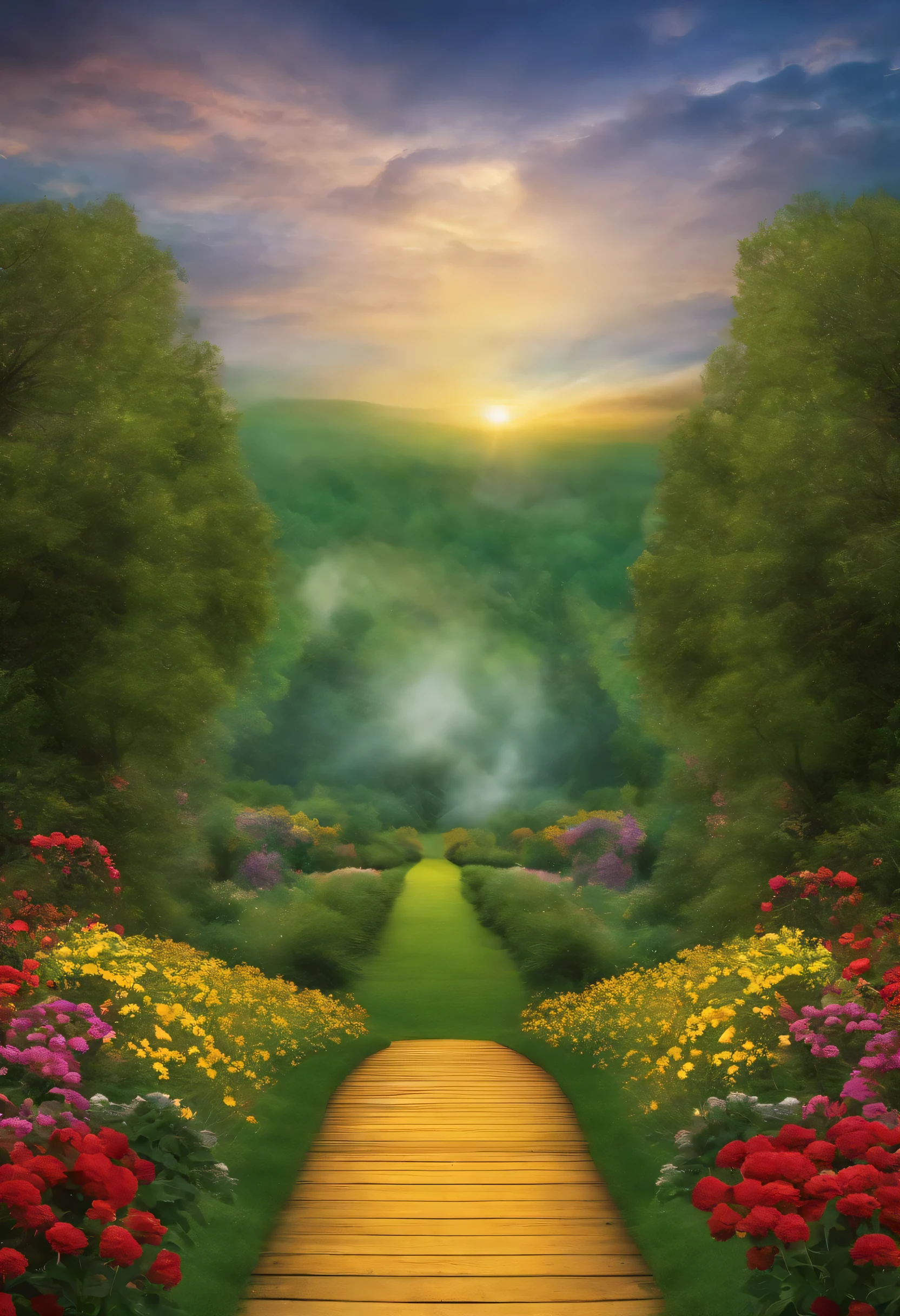 create a boarder 11 by 17 inches themed like the wizard of oz