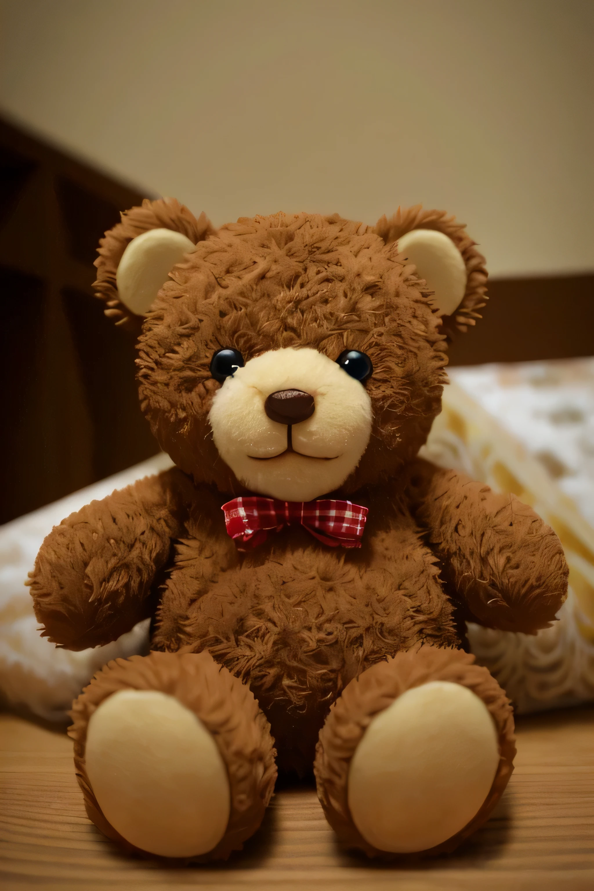hacer un lindo osito de peluche, (Obra maestra) Foto, 3Drender, poster, animado,