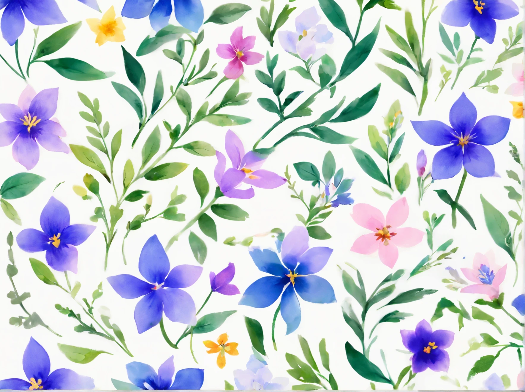 a close up of a bunch of flowers on a white surface, garden flowers pattern, lavender, floral pattern, lavender flowers, seamless pattern design, blue and purple plants, lavender plants, indigo blooming flowers garden, herbs and flowers, botanical background, botanic watercolors, floral wallpaper, texture, botanical, plants allover, inspired by McKendree Long, seamless pattern