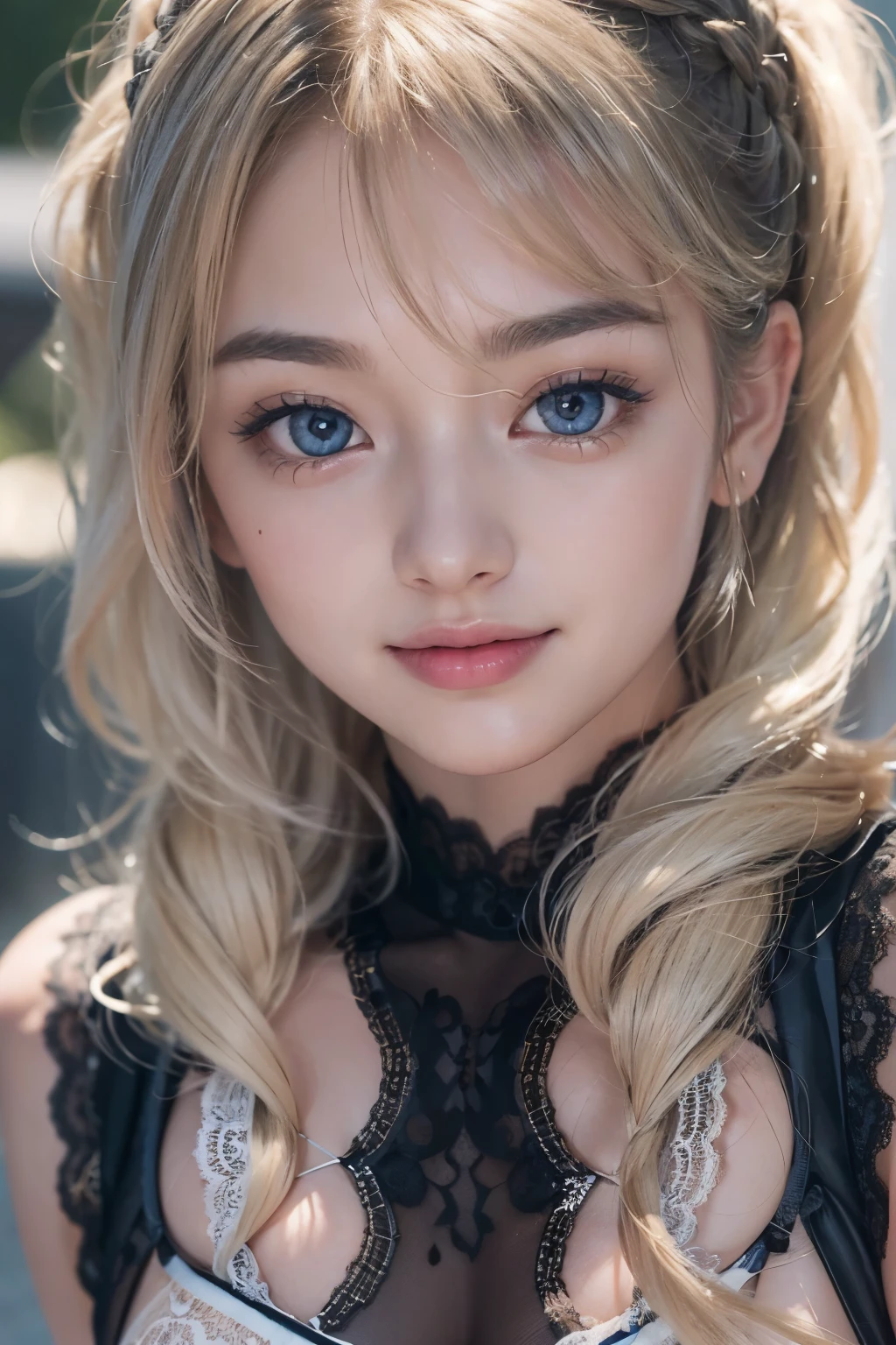 1woman, (Ultra realistic, high res), (highly detailed eyes, highly detailed hair, highly detailed face, highly detailed plump lips), (off shoulder with open breasts), breasts, upper body, caute smile, (best quality:1.4), Raw photo, (realistic, photo-realistic:1.37), professional photography, cinematic light, (fine face: 1.2),fashion model 20 years old, cute, [[[[pure eyes]]]], [[[[closeup]]]], [[[[chest]]]], [[[[neck]]]], [[[[shoulders]]]], perfect eyes, perfect iris, perfect lips, perfect teeth, perfect skin, soft front light, glow, HDR, (muted colors:1.2), Retrato da mulher、white skin、((cabelo Castanho ondas suaves)) Best Blanco Romantico、8K resolution、Frente Illuminada、アメリカの女の子のPortrait、solo、20-year-old、beautiful face、Upper body、medium side cut、beautiful blonde hair、beautiful little face woman, solo,　black theme,　look at the audience,one woman, It&#39;s real, Wolfzan-6500-V1.3, anime、animeスタイル、beautiful diamond eyes、20 year old american girl、braided hair、swimsuit、portrait beautiful detailed woman, very detailedな青い顔, Reality, beautiful narrow blue eyes, huge file size, Super detailed, High resolution, very detailed, highest quality, masterpiece, An illustration, very detailed, ticker, Unite, 8K painting wallpaper, fine, fine details, masterpiece, highest quality, Hvery detailed ticker uniform 8K wallpaper, face light movie lighting、cuteブラウス, dark background, oil, masterpiece, diffused soft film lighting, Portrait, highest quality (perfect face:1.4),stunning girl pictures,(8K and、photorealistic:1.25) 、(lip gloss、eyelashes、shiny face、shiny skin、highest quality、超High resolution、Depth of the bounds written、chromatic aberration、caustic road lighting、natural shading、sexy 1girl, Extremely cute, Amazing face and eyes, (Beautiful lovely smile), (extremely detailed beautiful face), bright and shiny lips, (cute bikini:1.3), (very elaborate lace bra:1.5), smooth skin, super beautiful, attractive, (Best Quality:1.4), (hyper quality), (Ultra-detailed), (hyper-realistic, Photorealsitic:1.37), Authentic skin texture, complex details, extremely detailed CG unified 8k wallpaper, RAW Photos, professional photograpy, Cinematic lighting, coast, sea, palm trees,masterpiece, best quality, high quality, High definition, High quality texture, High quality shadow, high detail, beautiful detailed, finely detailed, extremely detailed cg, detailed texture, a realistic representation of the face, realistic, colorful, delicate, Cinematic Light, sidelighting, Lens Flare, Ray tracing, sharp focus, (intrica