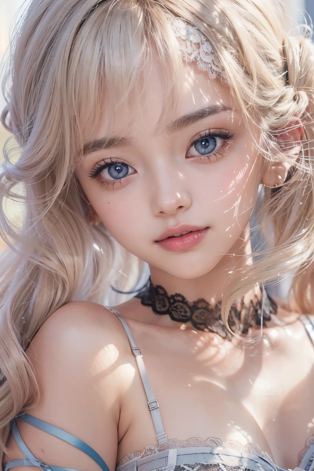 1woman, (Ultra realistic, high res), (highly detailed eyes, highly detailed hair, highly detailed face, highly detailed plump lips), (off shoulder with open breasts), breasts, upper body, caute smile, (best quality:1.4), Raw photo, (realistic, photo-realistic:1.37), professional photography, cinematic light, (fine face: 1.2),fashion model 20 years old, cute, [[[[pure eyes]]]], [[[[closeup]]]], [[[[chest]]]], [[[[neck]]]], [[[[shoulders]]]], perfect eyes, perfect iris, perfect lips, perfect teeth, perfect skin, soft front light, glow, HDR, (muted colors:1.2), Retrato da mulher、white skin、((cabelo Castanho ondas suaves)) Best Blanco Romantico、8K resolution、Frente Illuminada、アメリカの女の子のPortrait、solo、20-year-old、beautiful face、Upper body、medium side cut、beautiful black hair、beautiful little face woman, solo,　black theme,　look at the audience,one woman, It&#39;s real, Wolfzan-6500-V1.3, anime、animeスタイル、beautiful diamond eyes、20 year old american girl、braided hair、swimsuit、portrait beautiful detailed woman, very detailedな青い顔, Reality, beautiful narrow blue eyes, huge file size, Super detailed, High resolution, very detailed, highest quality, masterpiece, An illustration, very detailed, ticker, Unite, 8K painting wallpaper, fine, fine details, masterpiece, highest quality, Hvery detailed ticker uniform 8K wallpaper, face light movie lighting、cuteブラウス, dark background, oil, masterpiece, diffused soft film lighting, Portrait, highest quality (perfect face:1.4),stunning girl pictures,(8K and、photorealistic:1.25) 、(lip gloss、eyelashes、shiny face、shiny skin、highest quality、超High resolution、Depth of the bounds written、chromatic aberration、caustic road lighting、natural shading、sexy 1girl, Extremely cute, Amazing face and eyes, (Beautiful lovely smile), (extremely detailed beautiful face), bright and shiny lips, (cute bikini:1.3), (very elaborate lace bra:1.5), smooth skin, super beautiful, attractive, (Best Quality:1.4), (hyper quality), (Ultra-detailed), (hyper-realistic, Photorealsitic:1.37), Authentic skin texture, complex details, extremely detailed CG unified 8k wallpaper, RAW Photos, professional photograpy, Cinematic lighting, coast, sea, palm trees,masterpiece, best quality, high quality, High definition, High quality texture, High quality shadow, high detail, beautiful detailed, finely detailed, extremely detailed cg, detailed texture, a realistic representation of the face, realistic, colorful, delicate, Cinematic Light, sidelighting, Lens Flare, Ray tracing, sharp focus, (intrica