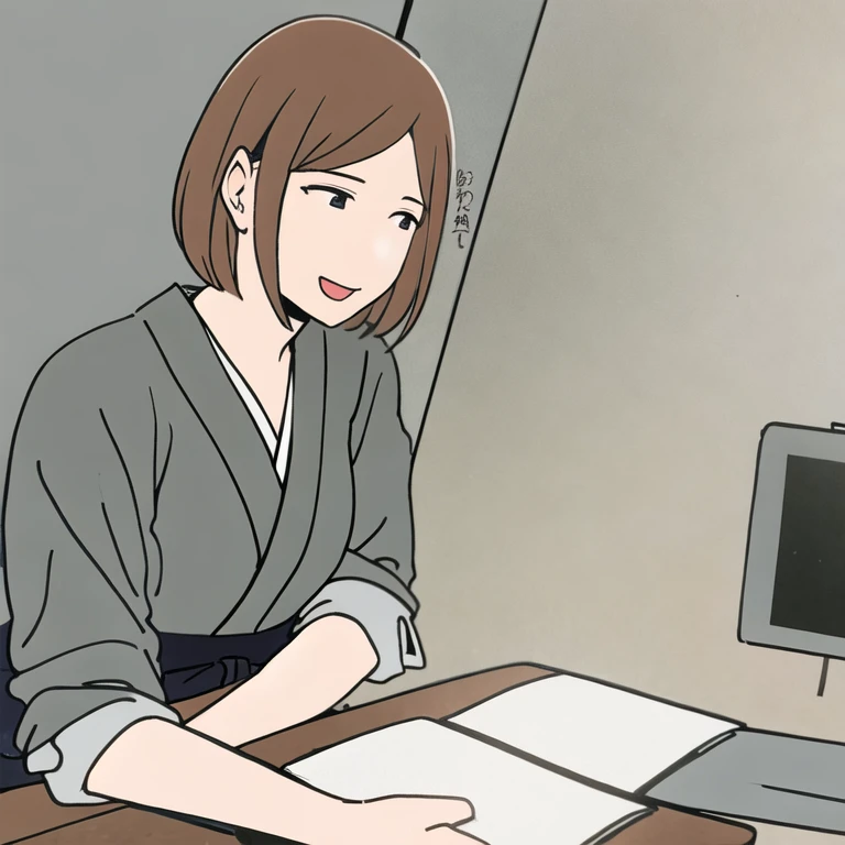 (masterpiece, best quality:1.2), 1woman, solo,Japanese woman,40 years old