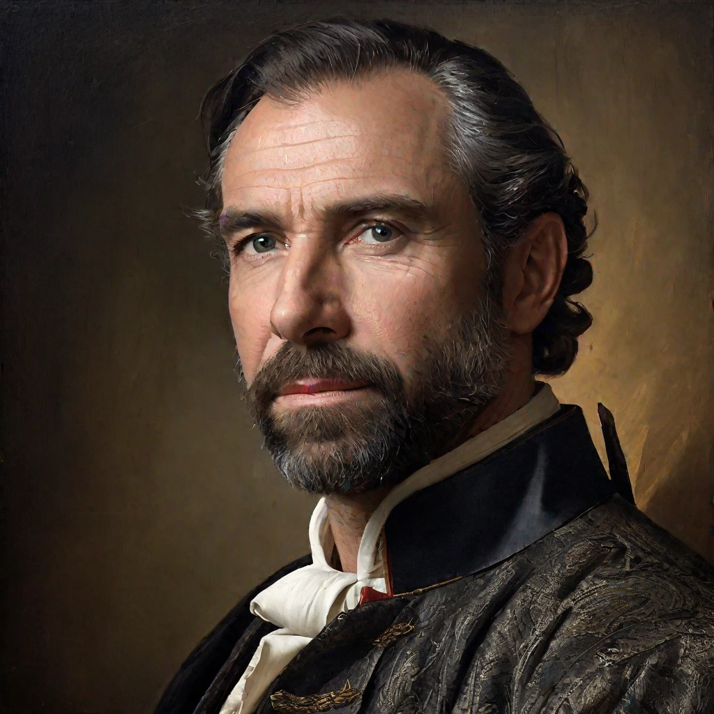 (masterpiece, best quality:1.2), man portrait , solo, @alexmd