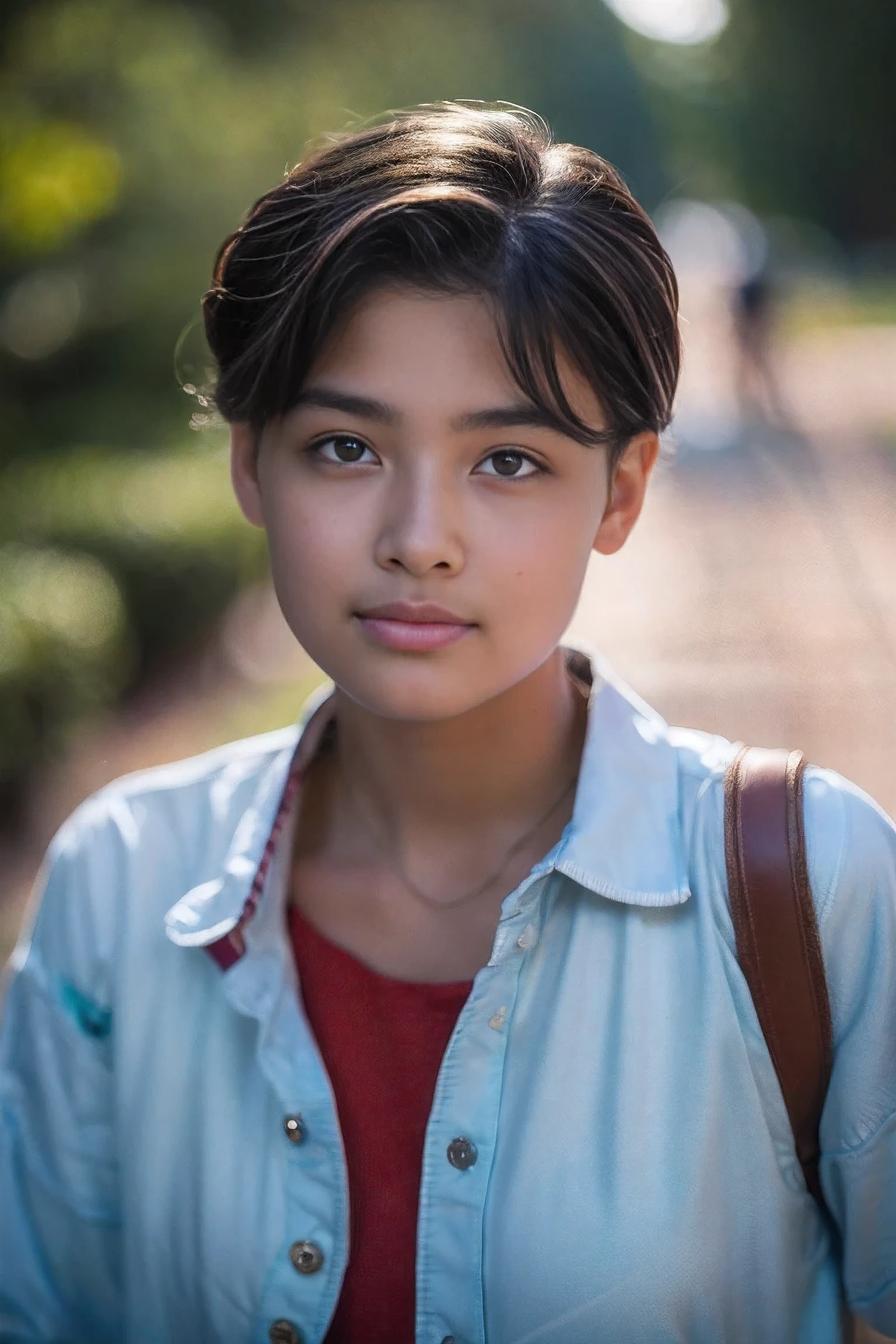 Realistic photography, 8k ,Handsome tomboy