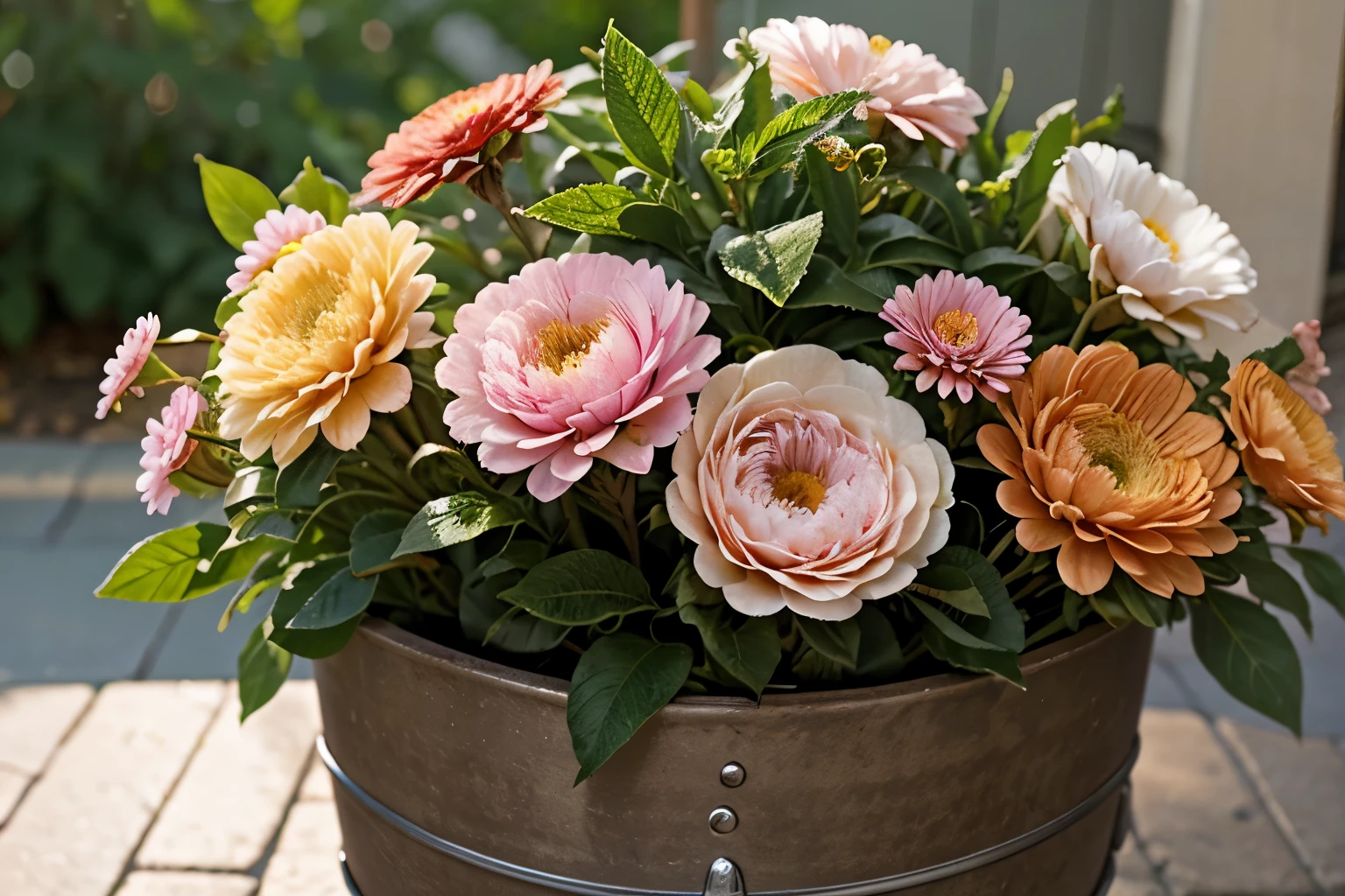 Subtle fragrances: Flowers releasing their scent in the cooler air.