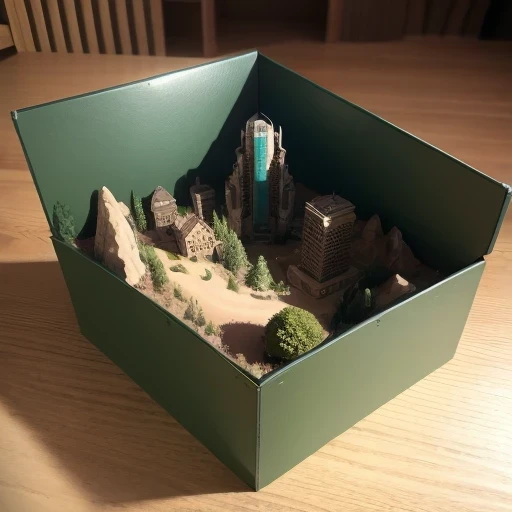 3598年Mars realistic model, (split ends, original photo, best quality, masterpiece:1.4),Steampunk Cyberpunk 6820 City,(CyberpunkMars light:1.3), Mars (related to land),(in a small nature box:1.3),Isometric, small nature, landscape on foundation,landscape,