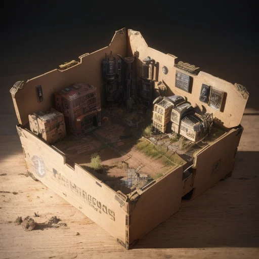 3598年Mars realistic model, (split ends, original photo, best quality, masterpiece:1.4),Steampunk Cyberpunk 6820 City,(CyberpunkMars light:1.3), Mars (related to land),(in a small nature box:1.3),Isometric, small nature, landscape on foundation,landscape,