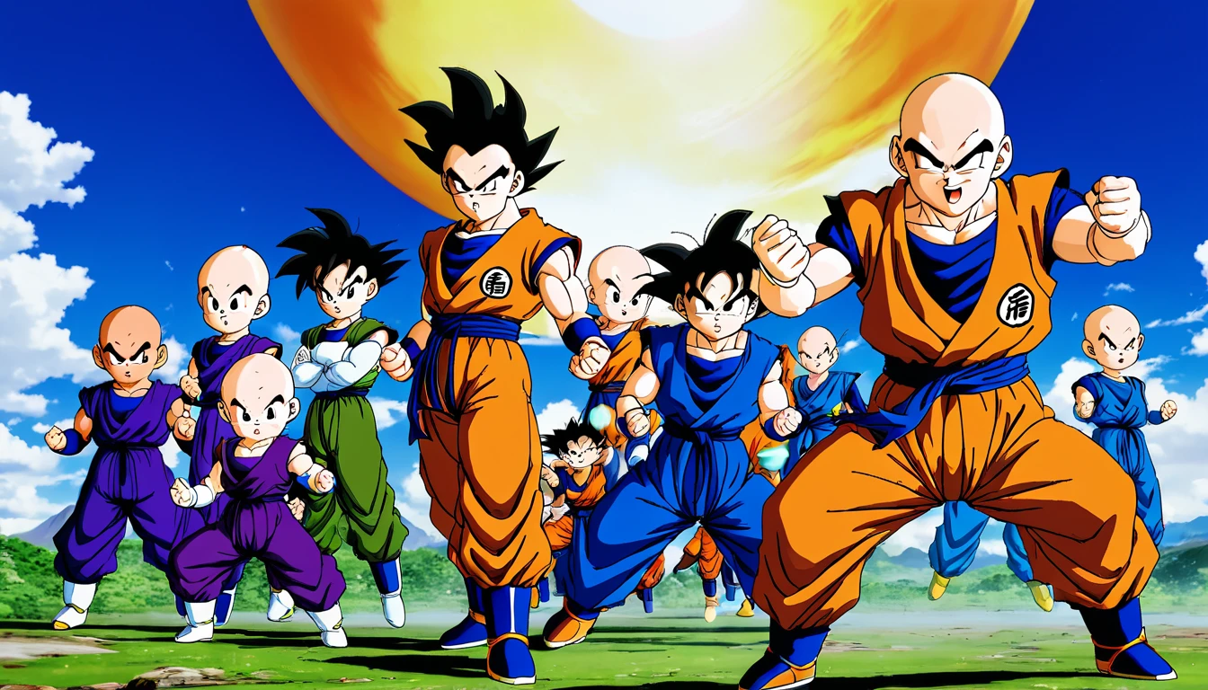 SonGoku in action from Dragonball