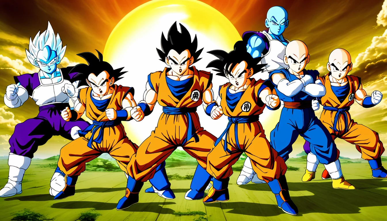 SonGoku in action from Dragonball