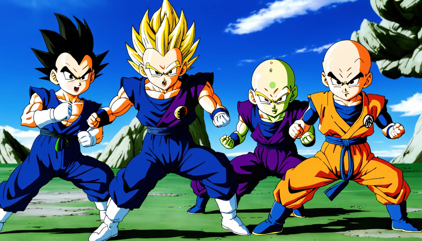 SonGoku in action from Dragonball