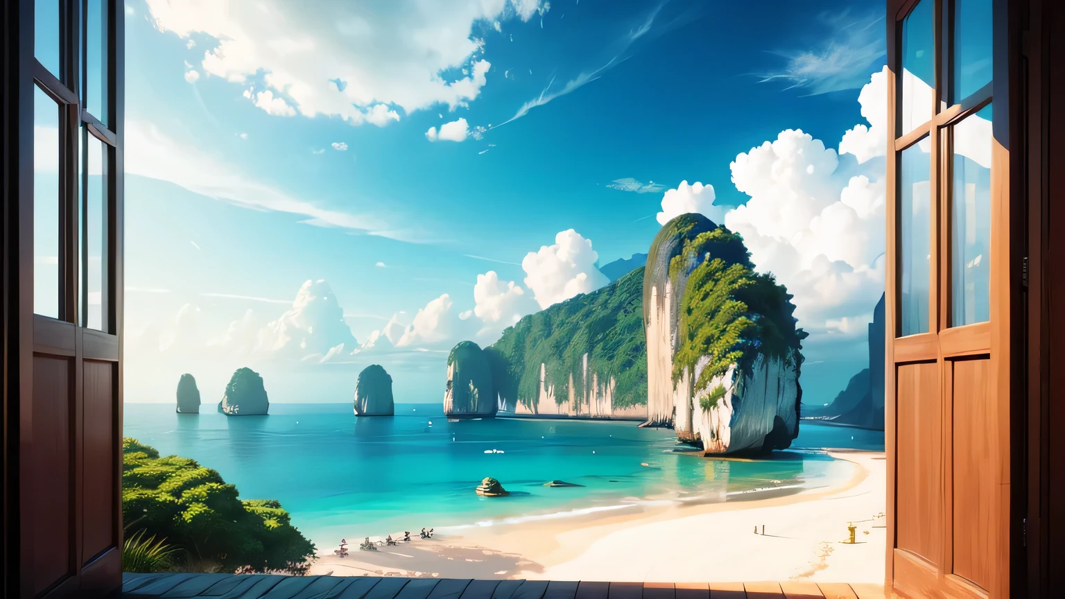 Beautiful sea scenery of Thailand