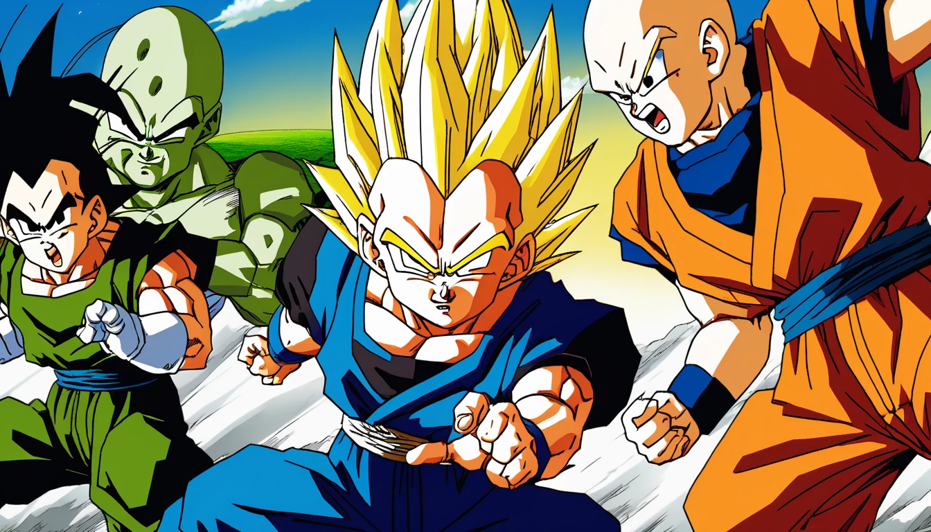 SonGoku in action from Dragonball