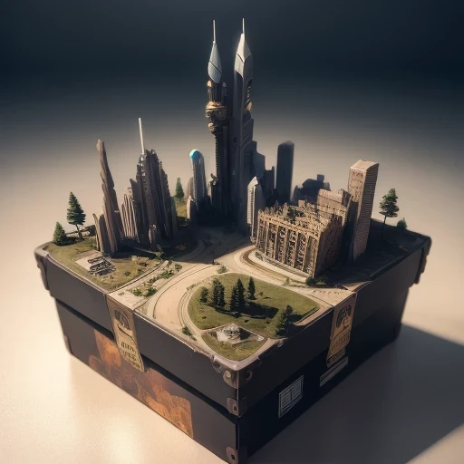 3598年Mars realistic model, (split ends, original photo, best quality, masterpiece:1.4),Steampunk Cyberpunk 6820 City,(CyberpunkMars light:1.3), Mars (related to land),(in a small nature box:1.3),Isometric, small nature, landscape on foundation,landscape,