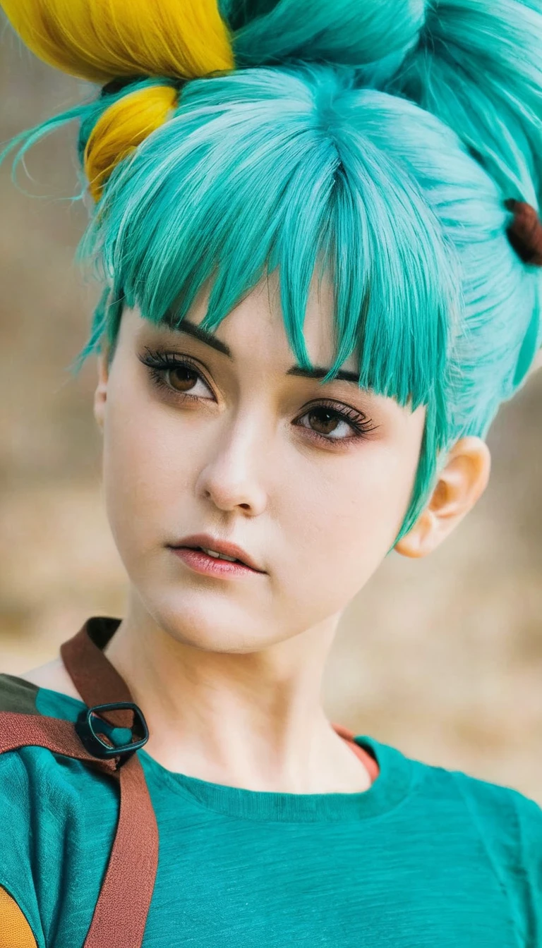 Bulma from Dragonball.
