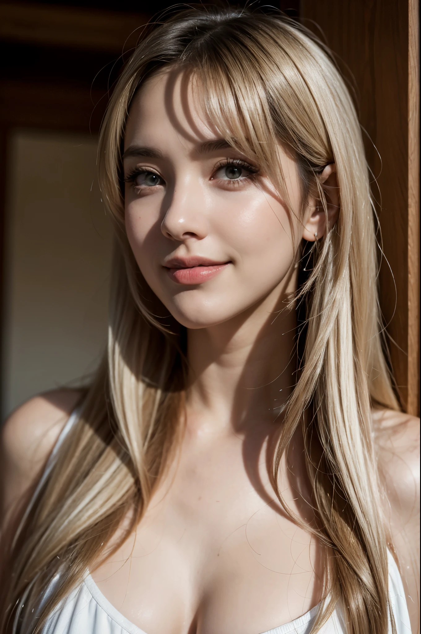 1 beautiful woman, photorealistic, ultra detailed, high resolution, 8K wallpaper, light brown hair, South Sea beach, sexy and bold swimsuit, cute big ass, sharp focus, perfect dynamic composition, realistic and finely drawn beautiful eyes, finely drawn hair, fine and realistic skin texture, smiling, close-up portrait, model body shape, (Representative Works: 1.3), (8k, photorealistic, raw photos, Highest image quality: 1.4), (30 years old mature woman),small face, beautiful face, (realistic face),no makeup、natural makeup、light makeup、 (Dark brown, short hair: 1.3), beautiful hairstyle, realistic eyes, beautiful detailed eyes, (Photorealistic skin), beautiful skin, (sweater),、Bust B Cup、 disorganized, Charm, 超High definition, Super realistic, High definition, golden ratio, FF Tifa、Gray background、Close-up of a woman with long blond hair and white top, Beautiful blonde woman, Beautiful blonde girl, photo of a beautiful woman, Blonde Frau, , Sexy Gesicht, Blond, Anna Nikonova alias Newmilky, gorgeous woman, a beautiful blonde, beautiful model girl, gorgeous beautiful woman, with long blonde hair, breathtaking beauty, waist up, large breasts, adult woman, ???????, cleavage,tropical beach,thin and long legs