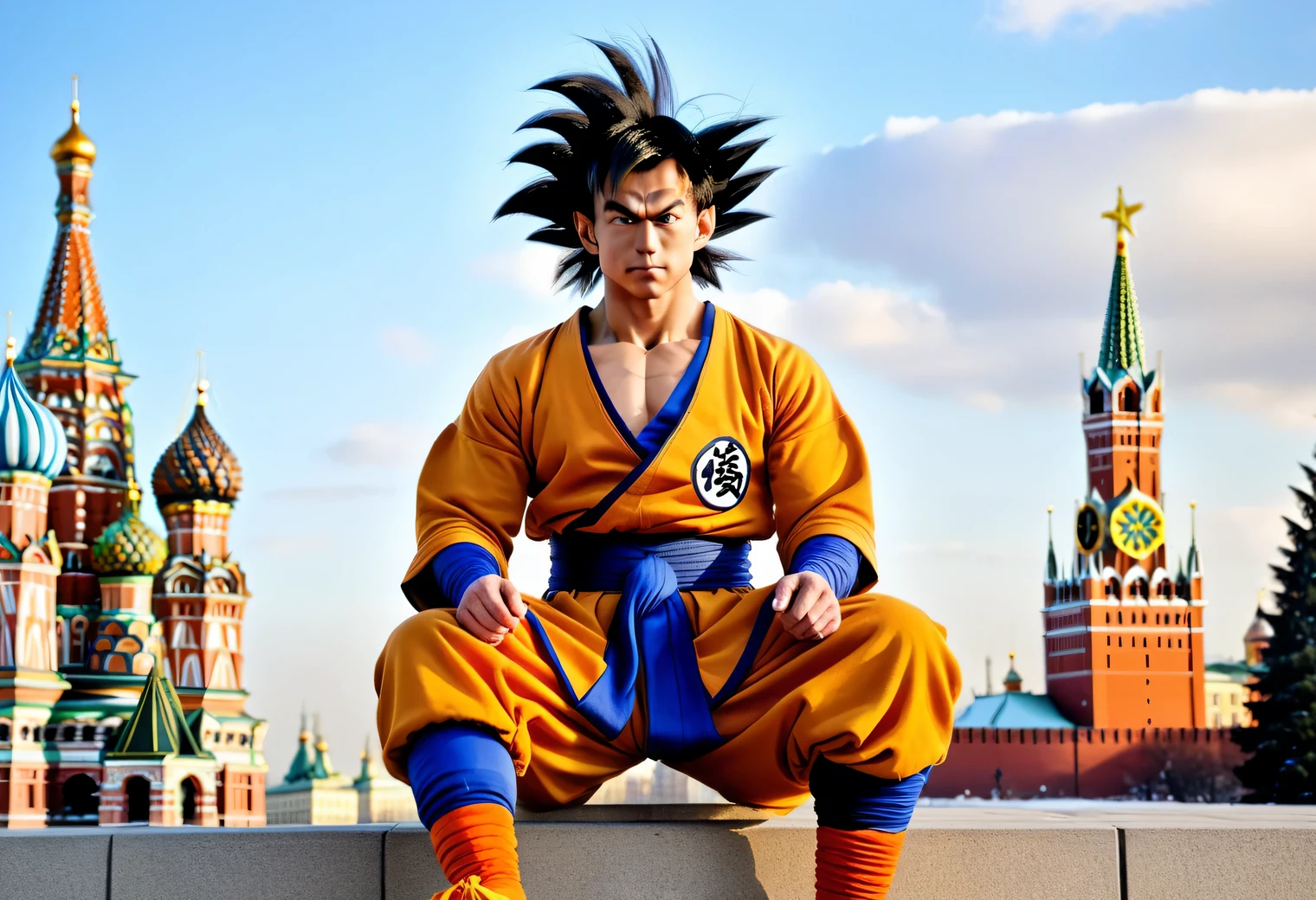 Imagine, that Son Goku (The cockroach) what would he look like, if I lived in real life in Moscow in 1850