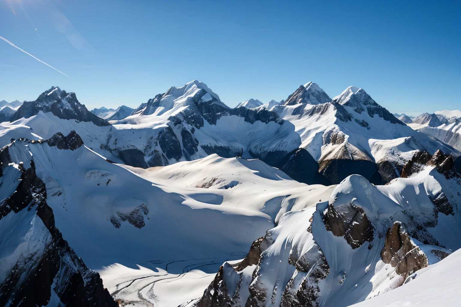 Snow-capped mountains: Towering peaks covered in snow, creating breathtaking vistas for nature lovers and adventurers.