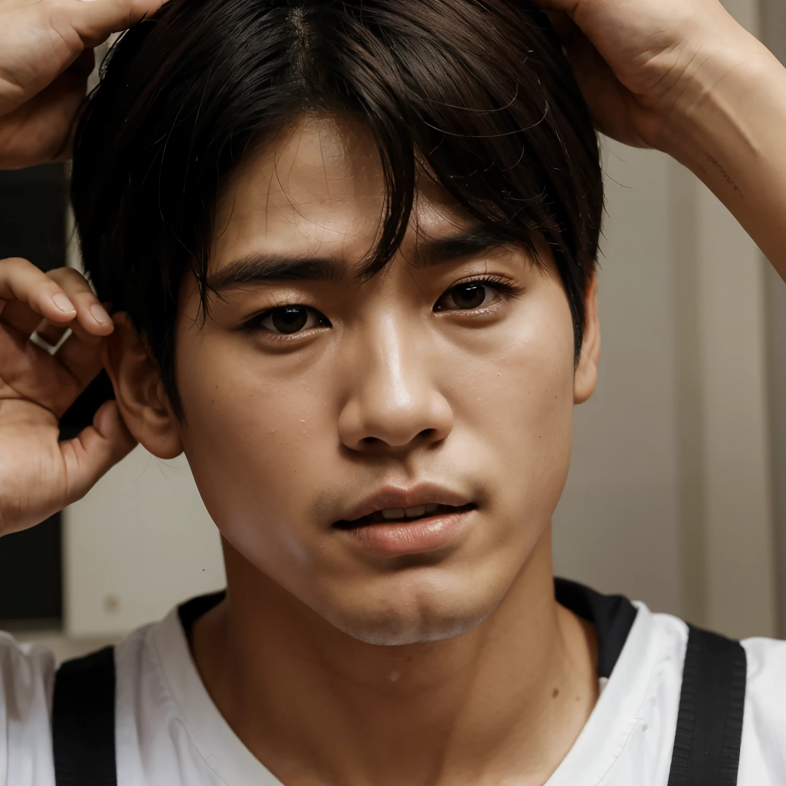 Hombres koreanos manoseandose