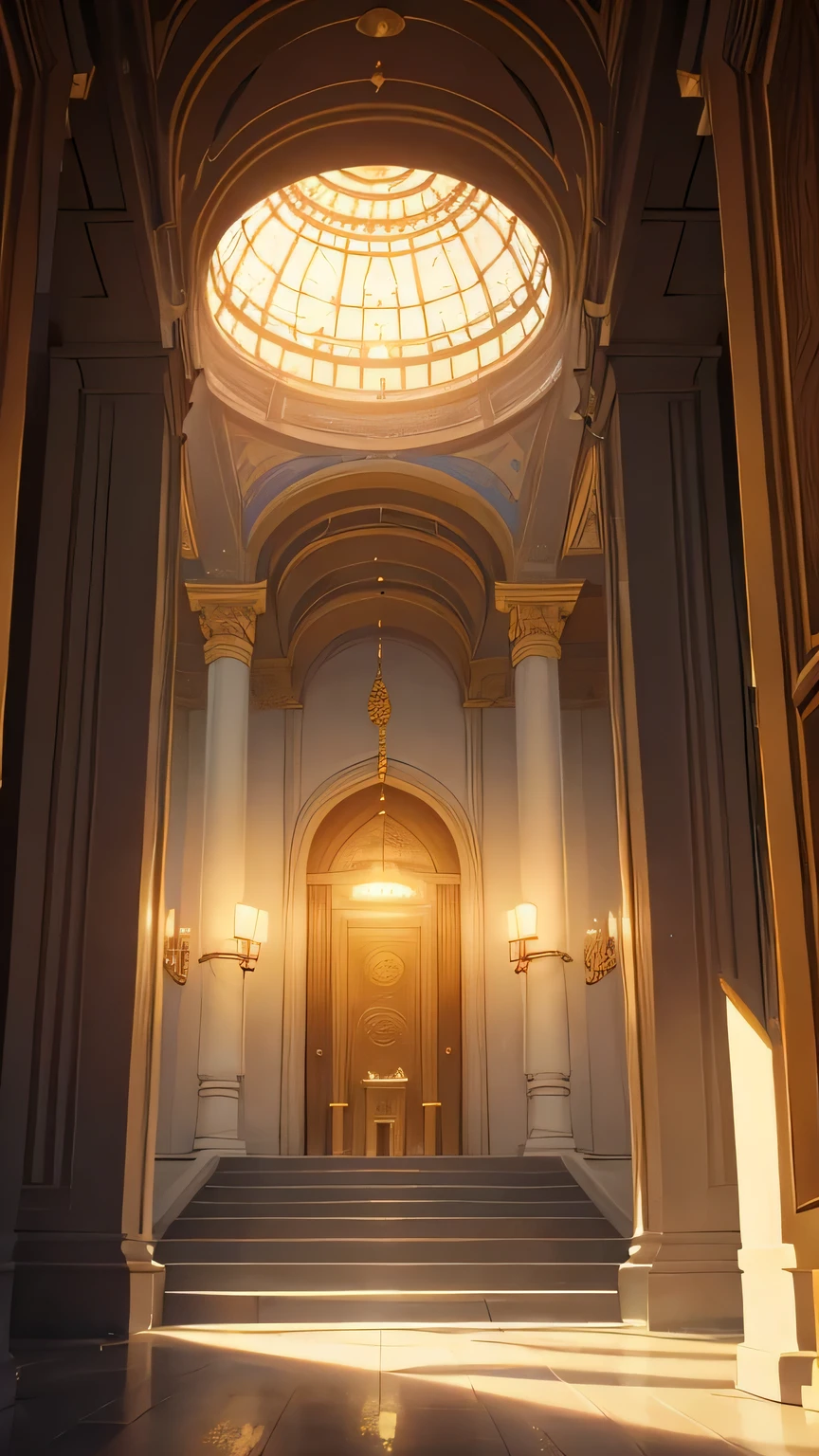 Inside the temple,dome,beautiful,Holy Light