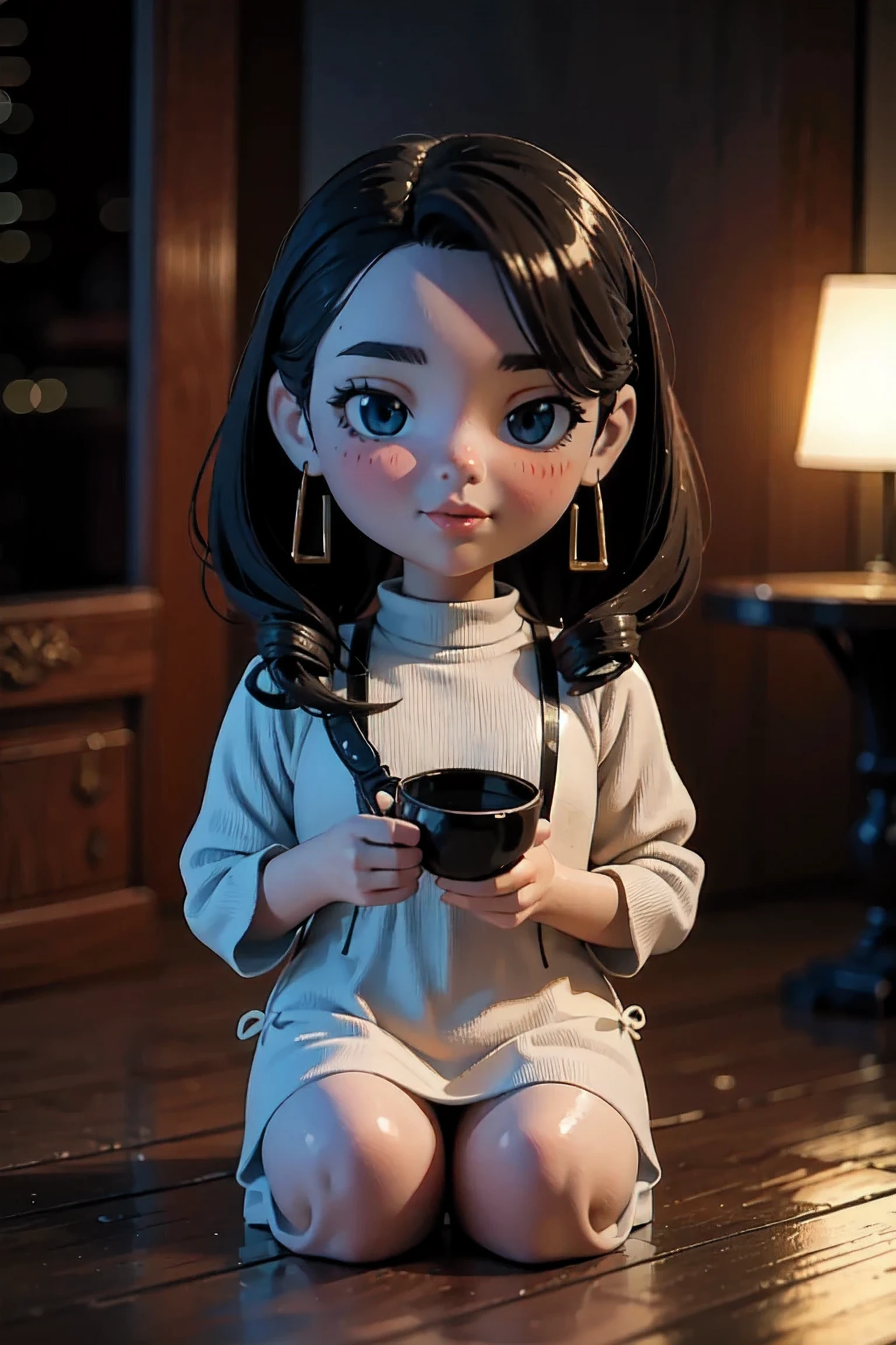Cute Asian Girl ,3D