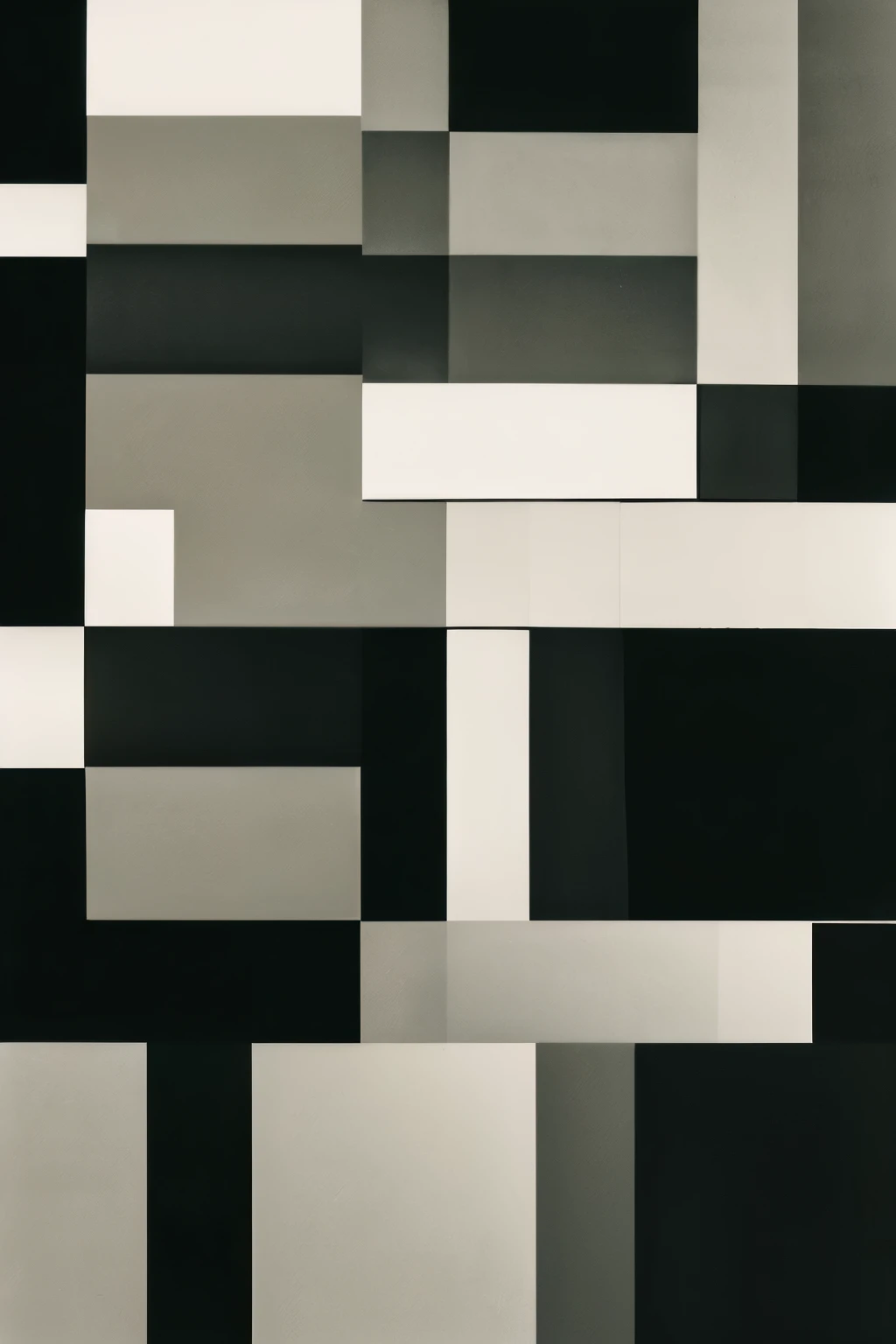 minimal abstract glitch collage, alberto-burri,Blur, smudge,Haphazardly, distraughtly, irregularly, muted color,monotone