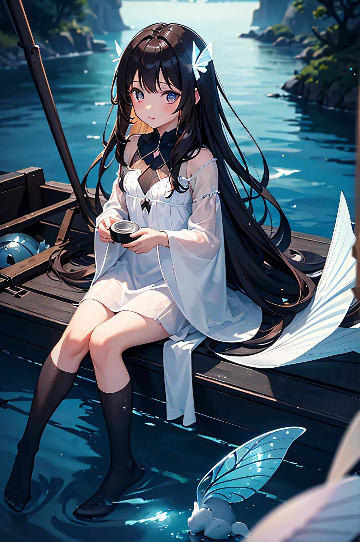 - girl sitting on a boat underwater,Eyes sparkling with water crystals, Sea Butterflies, night raid, fairy lights, very deep sea, shiny long hair, nightcore, very fantastic, star girl dress.
🤗,lens correction: Adjust distortion caused by camera lens. Chromatic aberration correction: Fix color bleeding issues. Removal of dust and scratches: Remove unwanted artifacts from images. Morphological operations: Image processing technology for,performer, night, Milky Way, Magic, wonder, brown hair, beautiful, Lovely, clear, see-through silhouette,more_detailed:-1, more_detailed:0, more_detailed:0.5, more_detailed:1, more_detailed:1.5