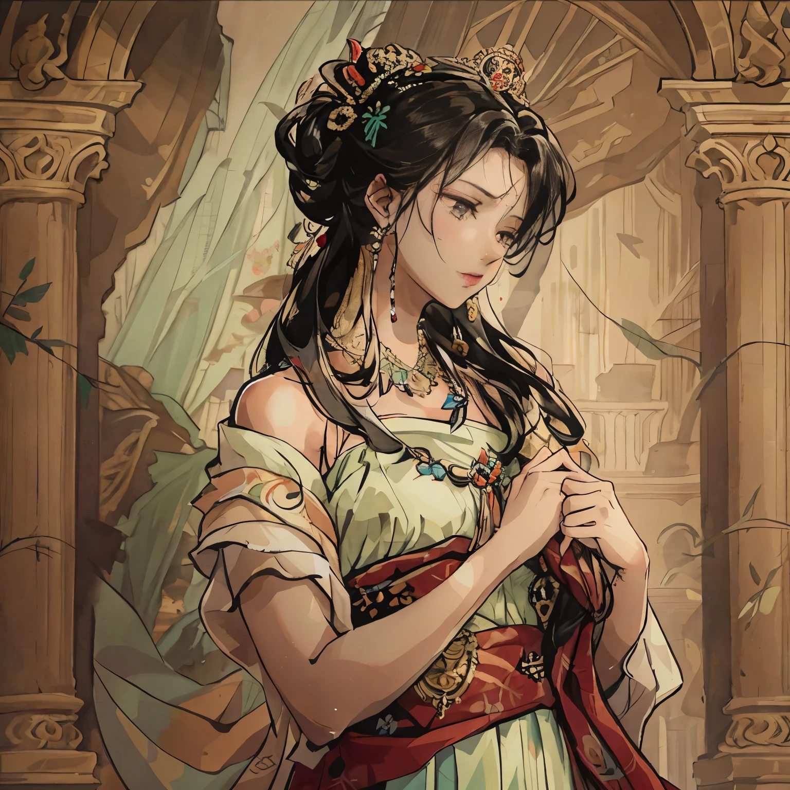 woman,Ladylike,HD,antiquity